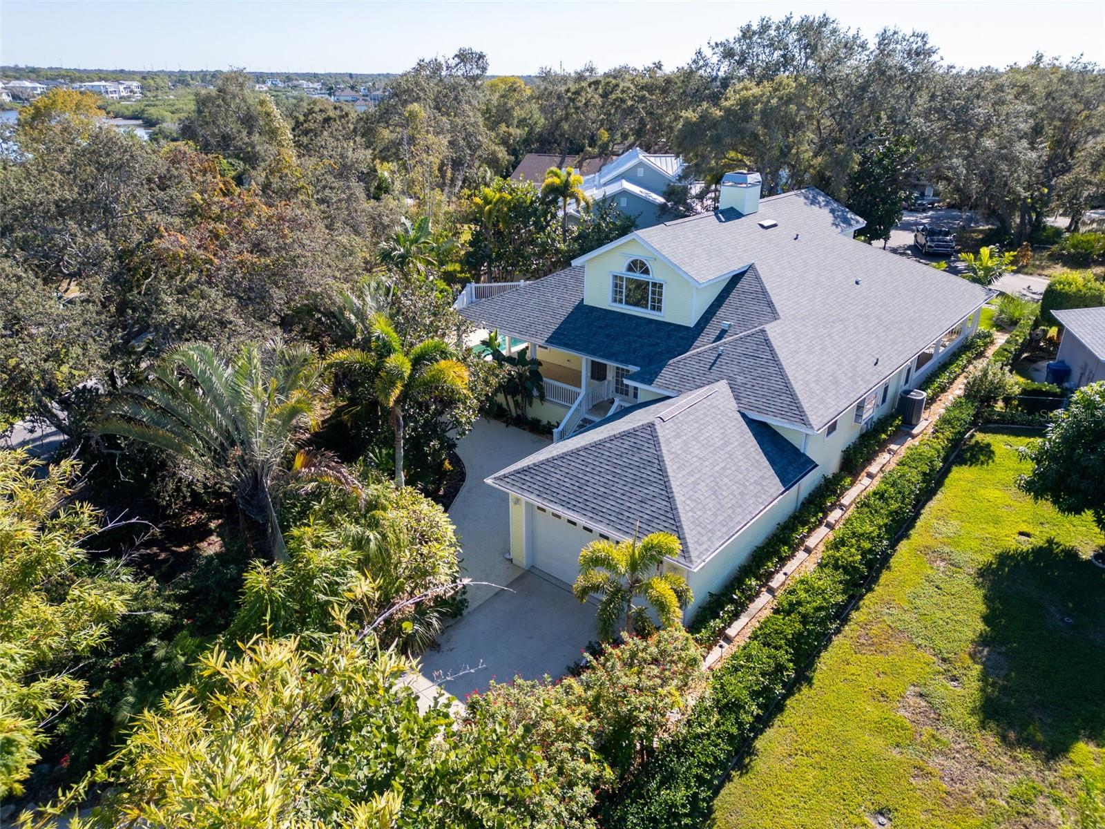 Oversized 0.34 acre lot & walkway runs alongside the home~