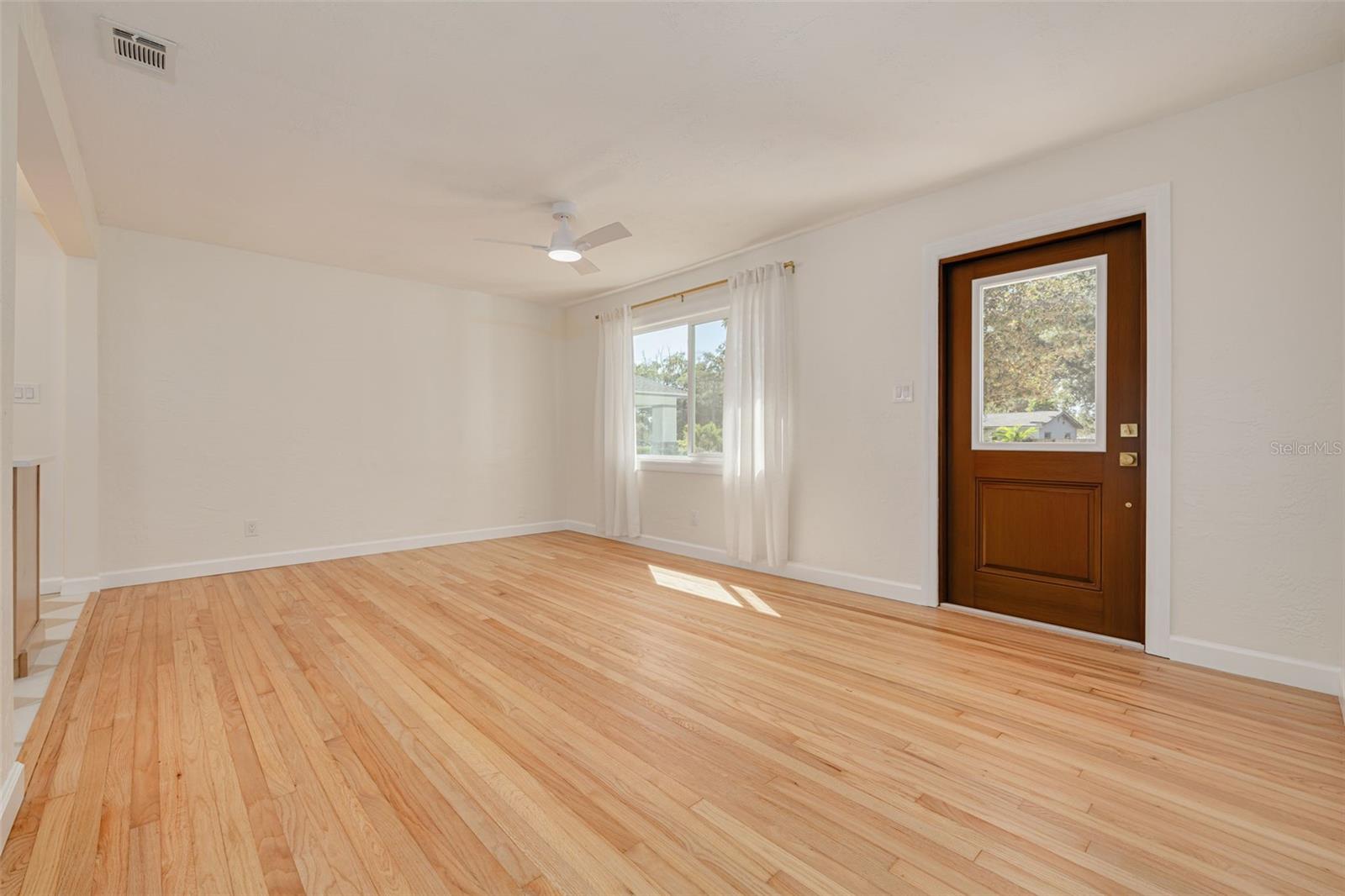 Refinished Original Hardwood Floors Throughout