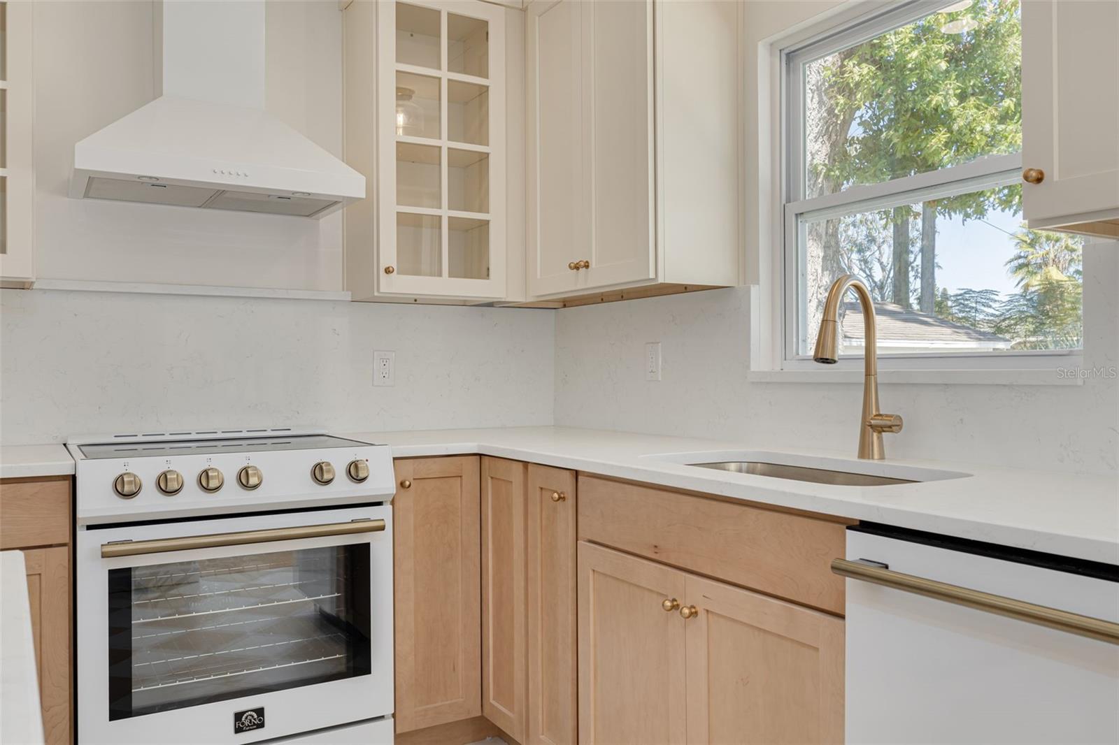 Love the backyard window over the sink