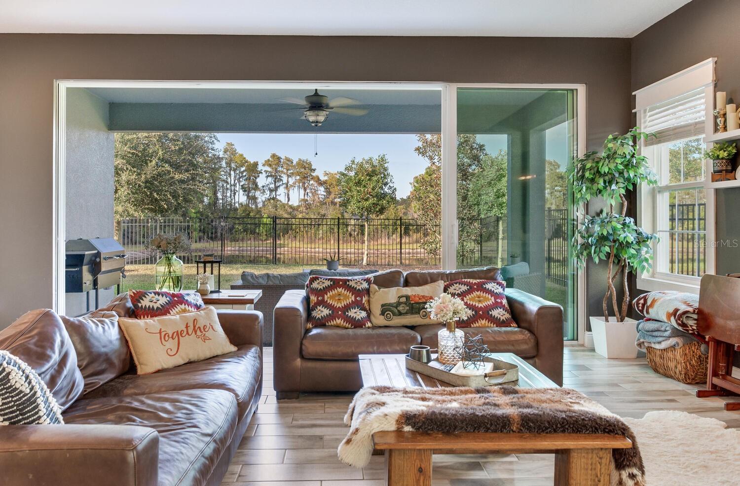 Great Room / Living / Conservation Views