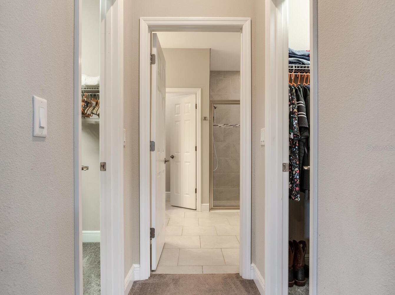 Dual Closets / Ensuite Bath