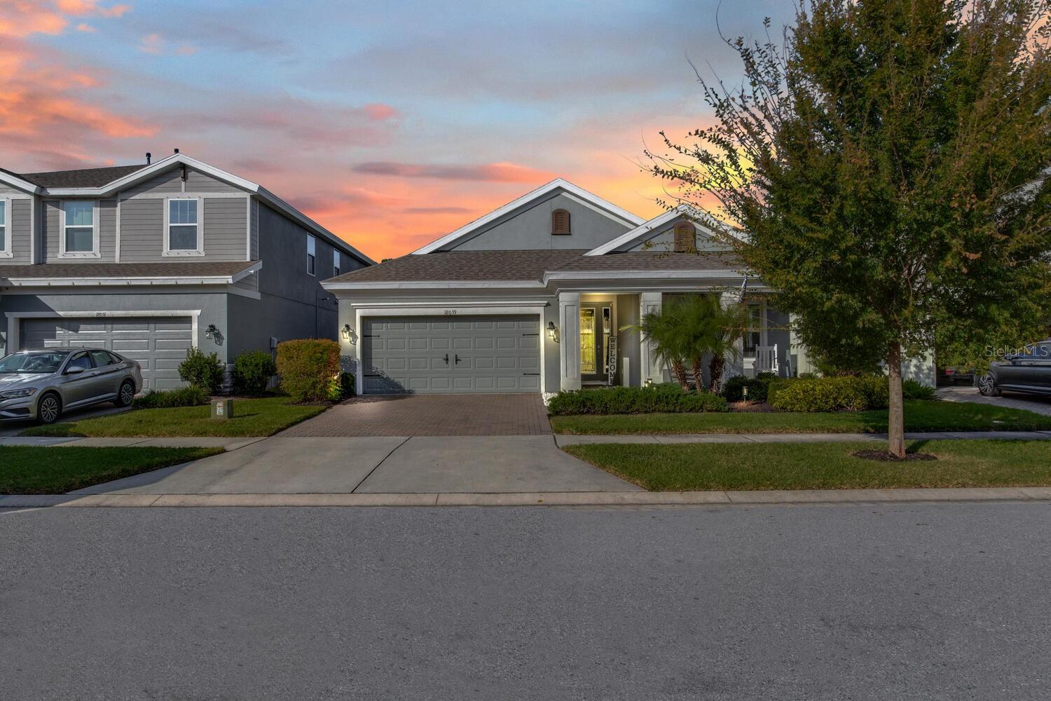 Front Elevation Twilight