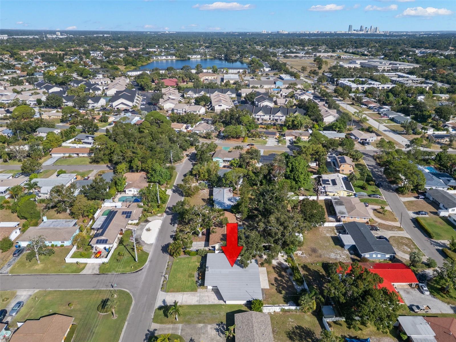 Arial View of surrounding community