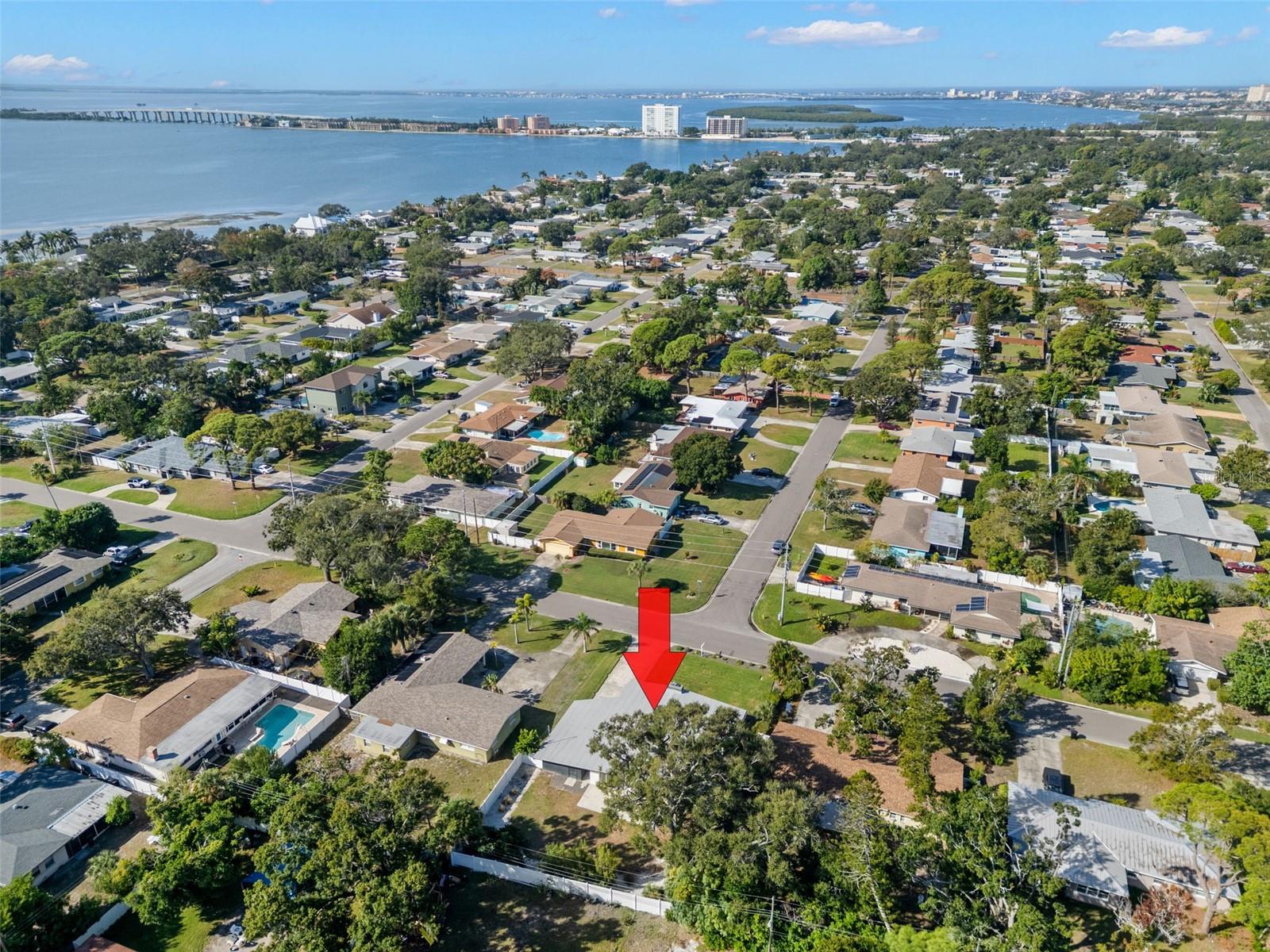 Arial View of surrounding community