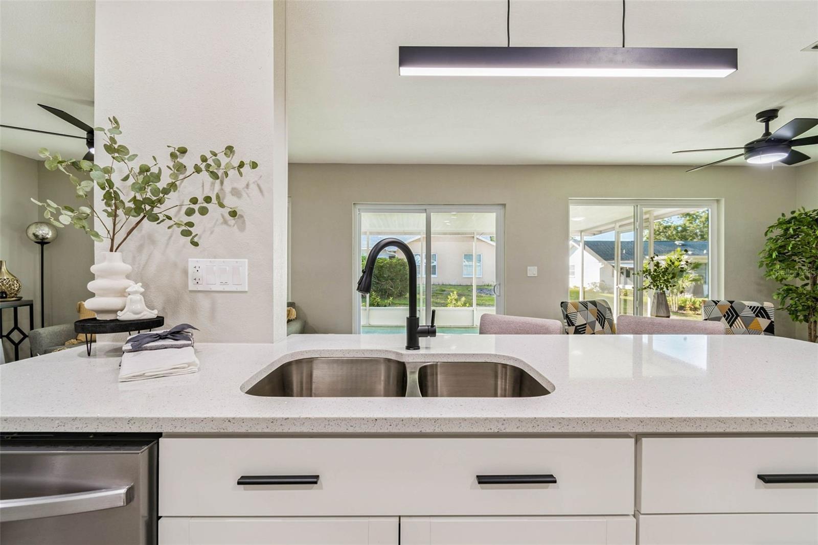 kitchen ....Quartz Countertops, new dishwasher