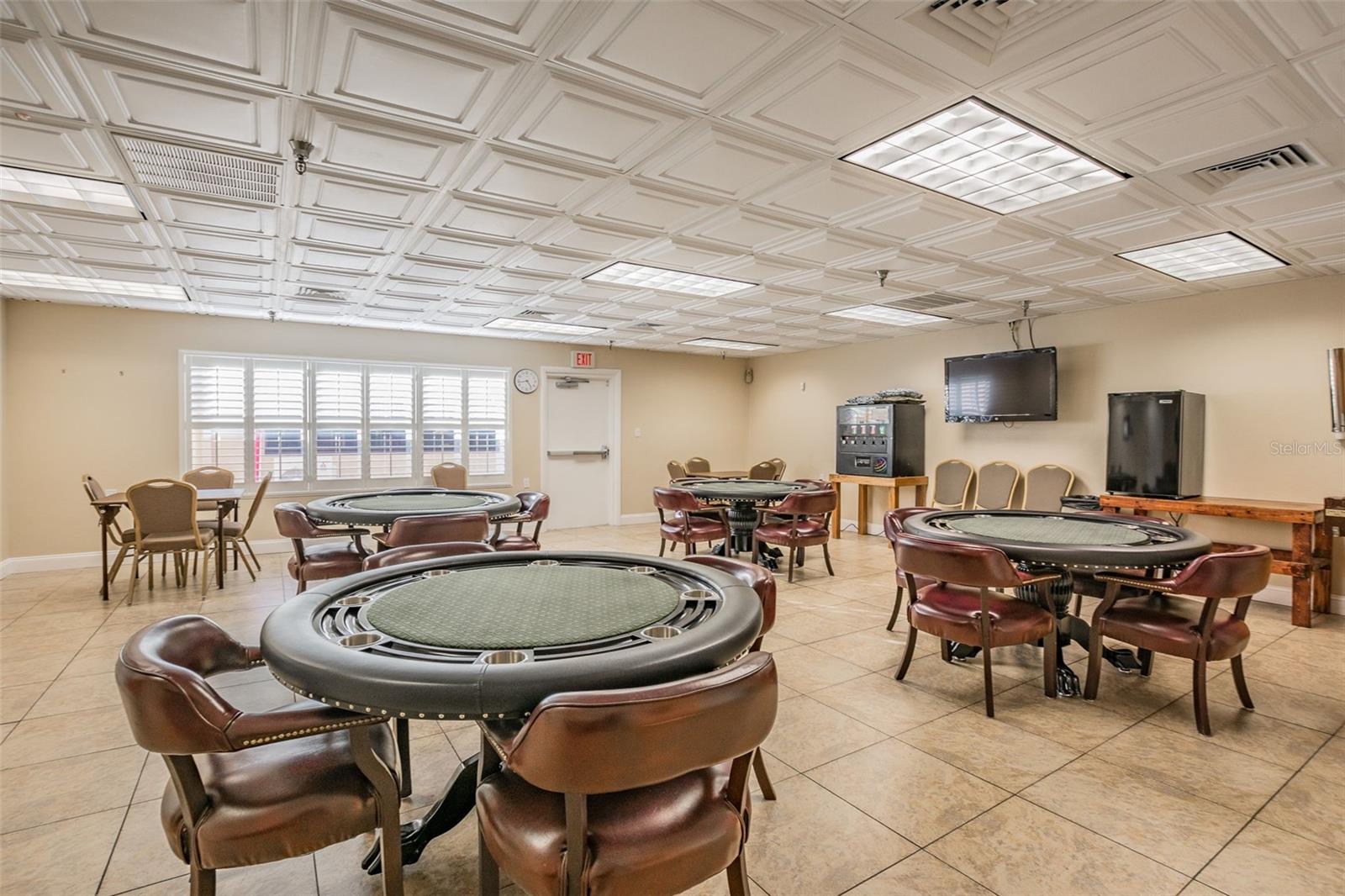 Club house game room
