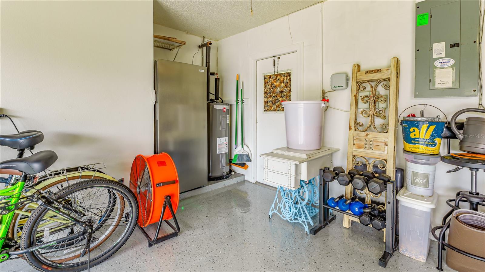 PLENTY OF GARAGE STORAGE