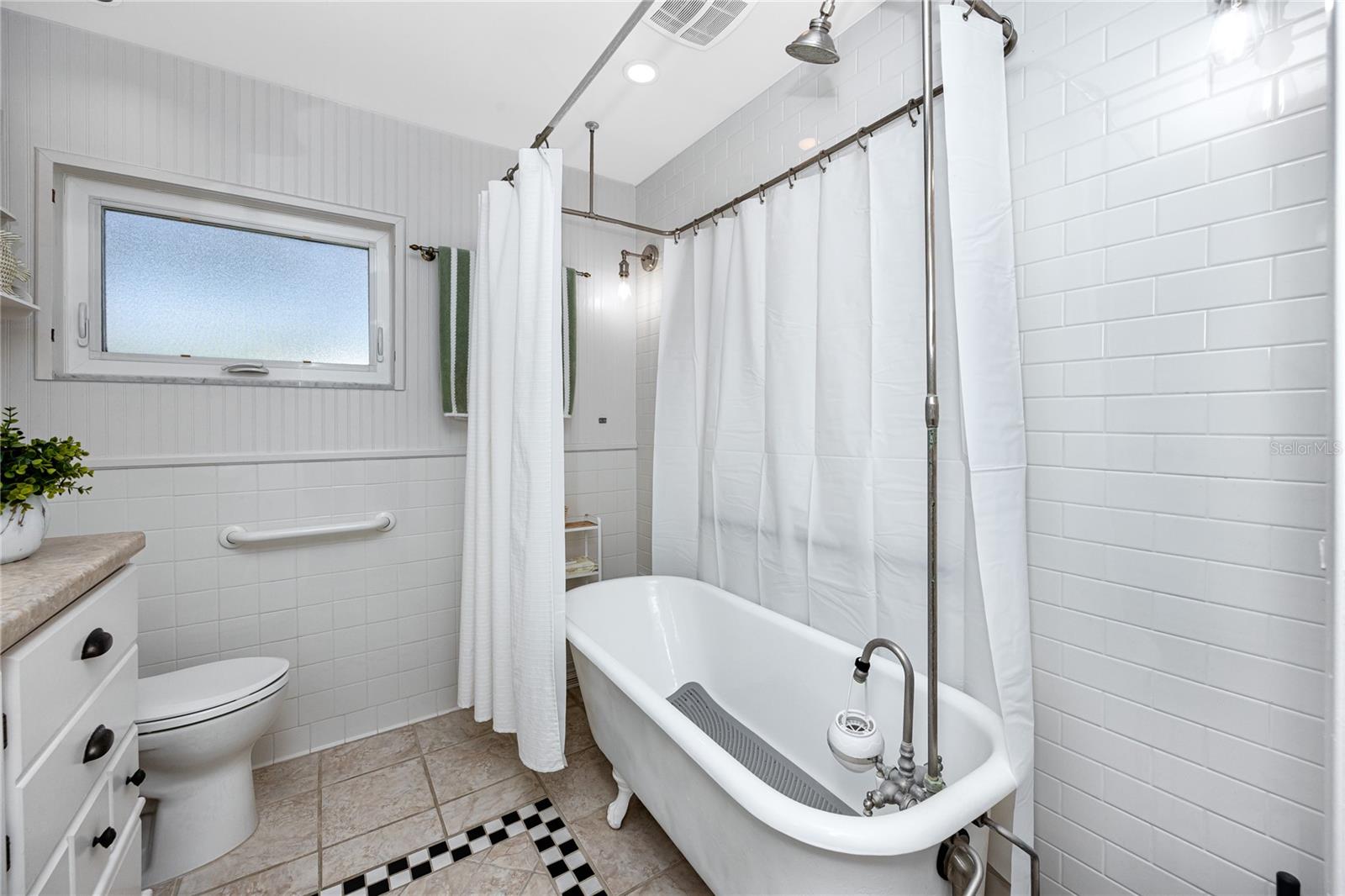 Guest Shower and Tub