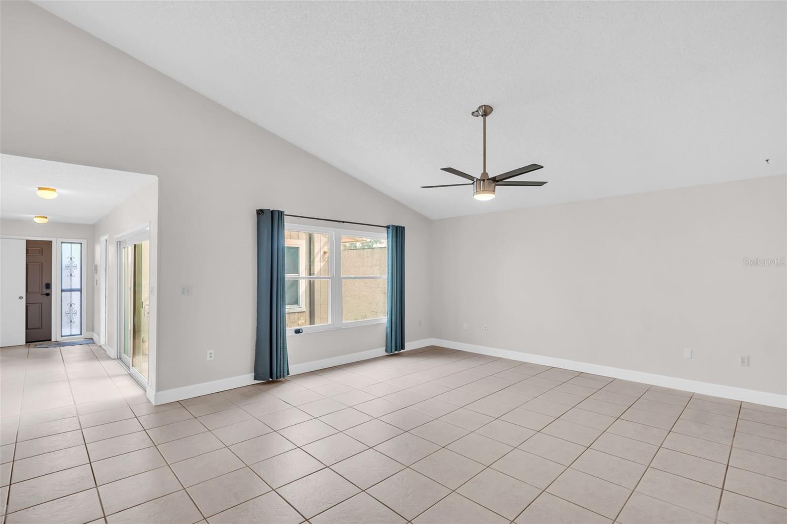 Family Room into Foyer