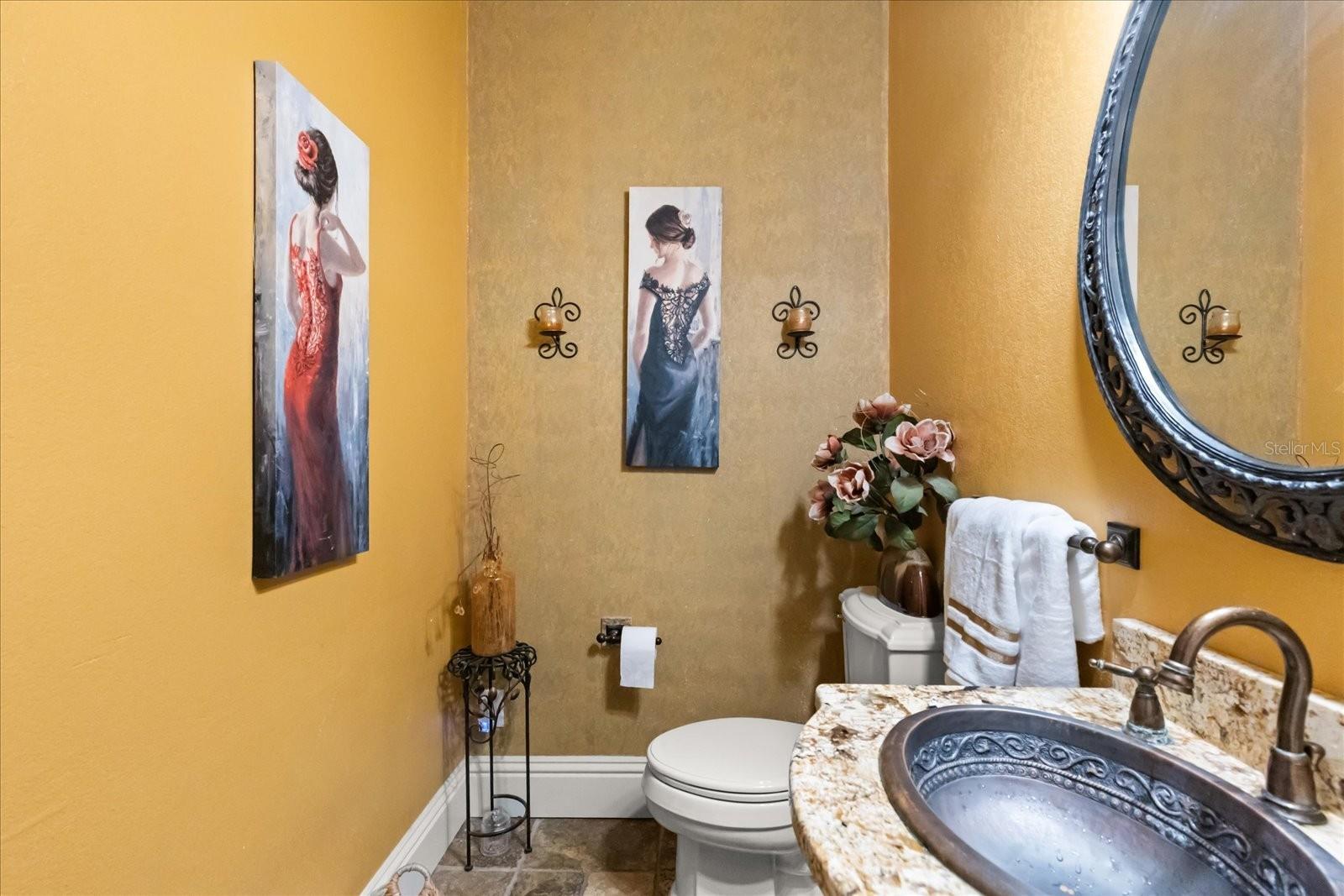 Half Bathroom, First Floor