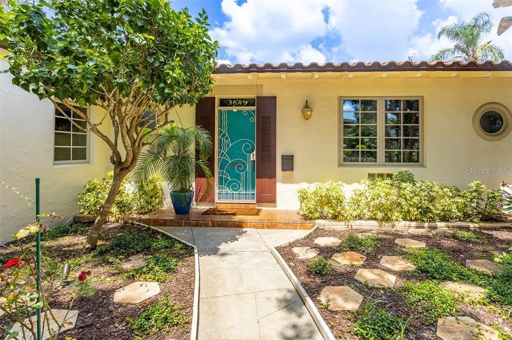 Solid Metal Front Door with Original Schlage Hardware