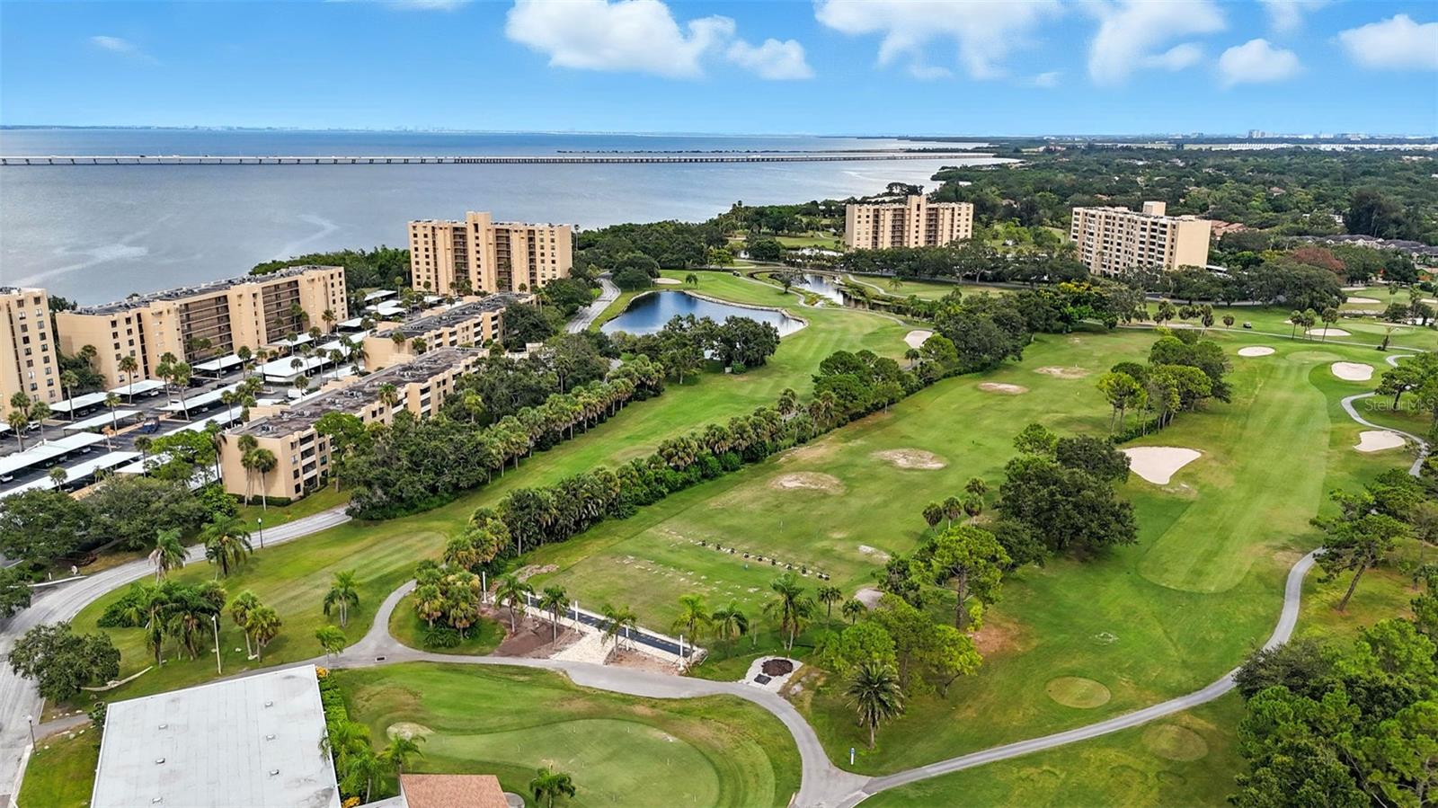 Aerial view of Cove Cay Community & Golf Course