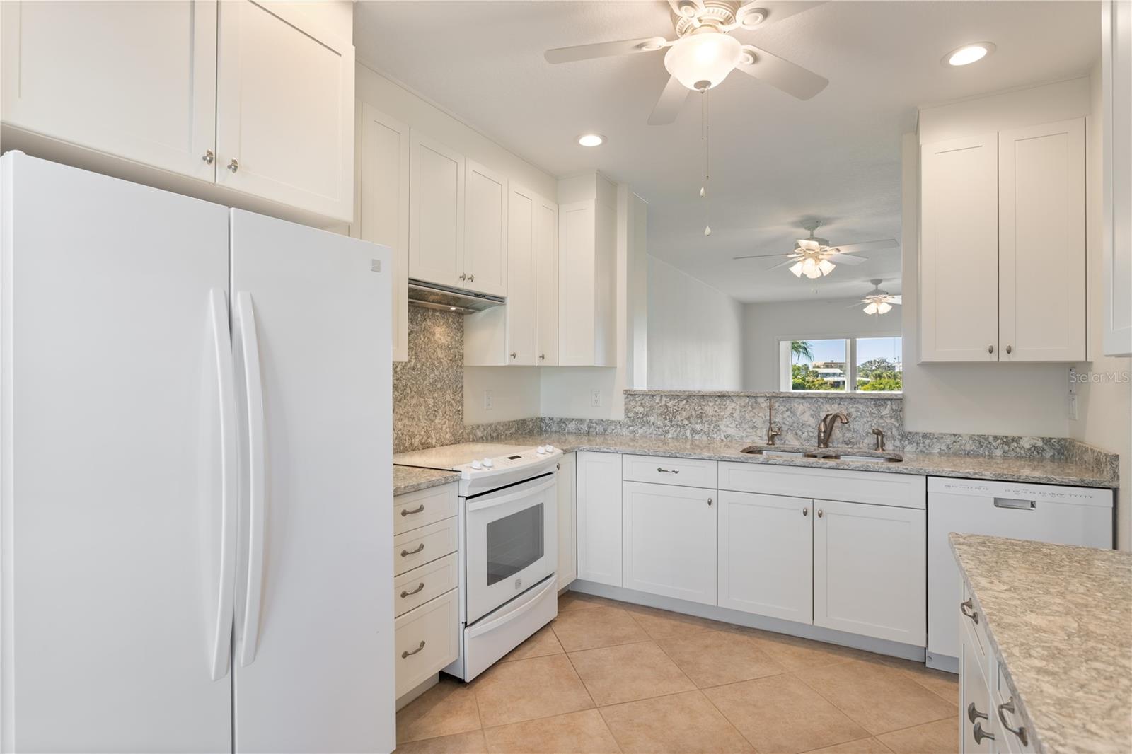 Opens to the Dining/Living Area