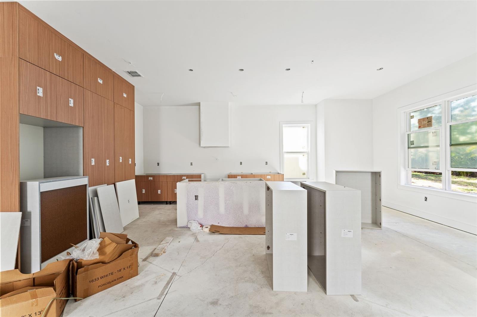 Kitchen color option in one of the available homes