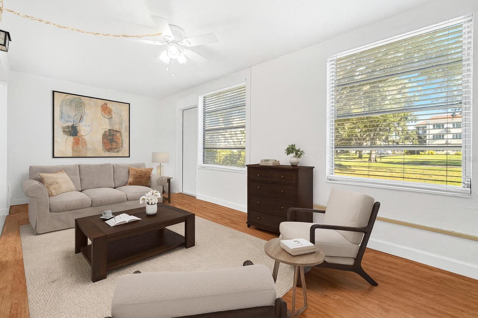 Virtual Staged Florida Room