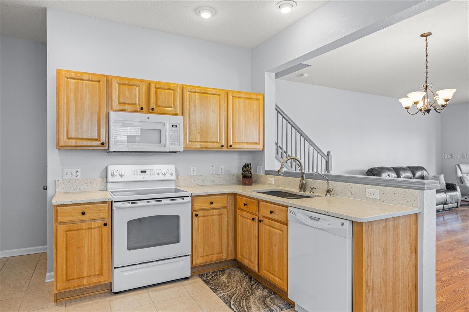 Plenty of Counters for cooking, Cabinetry is immense for wonderful storage.