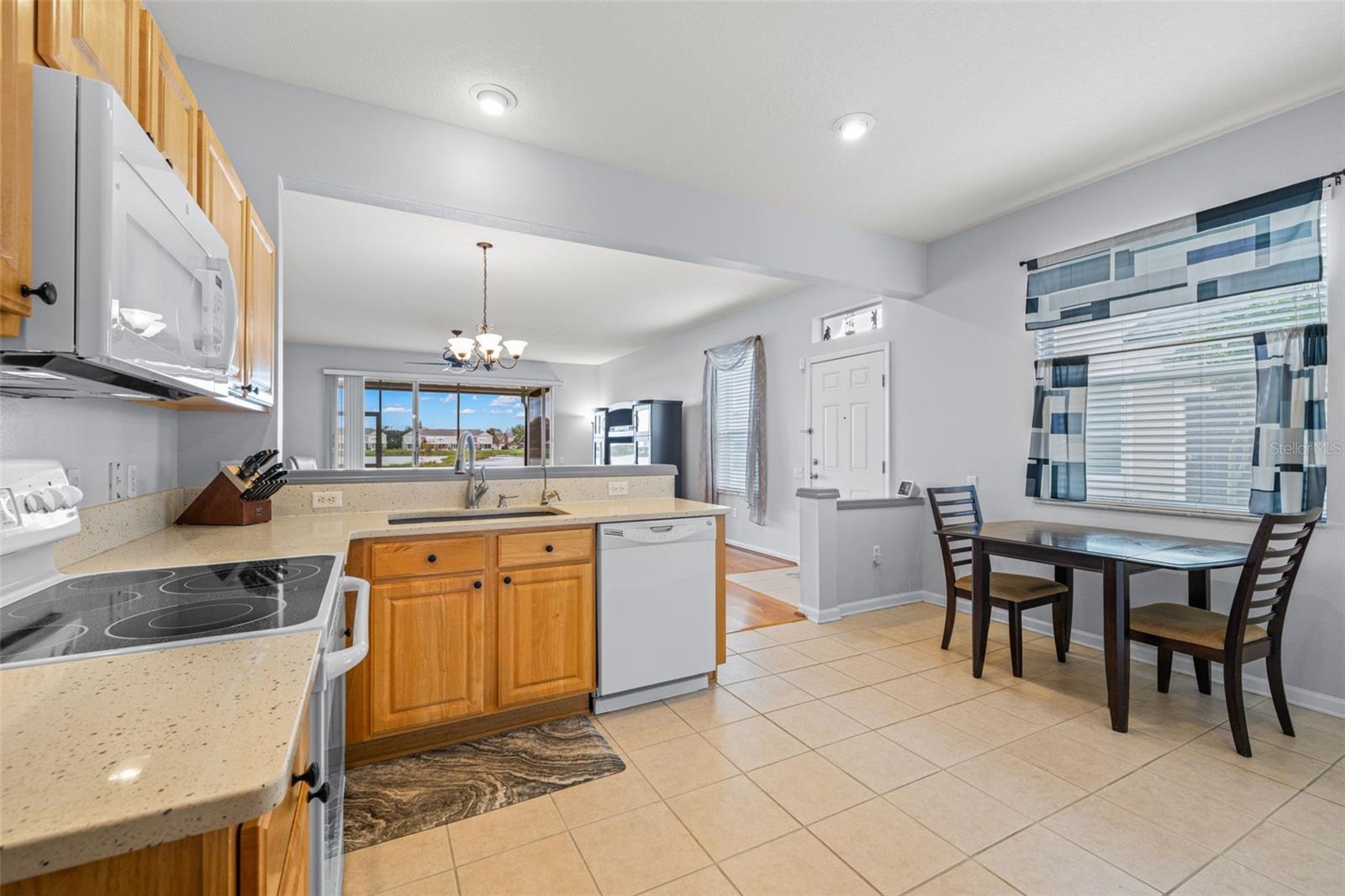 Kitchen is well though out with space to move about and cook with ease!