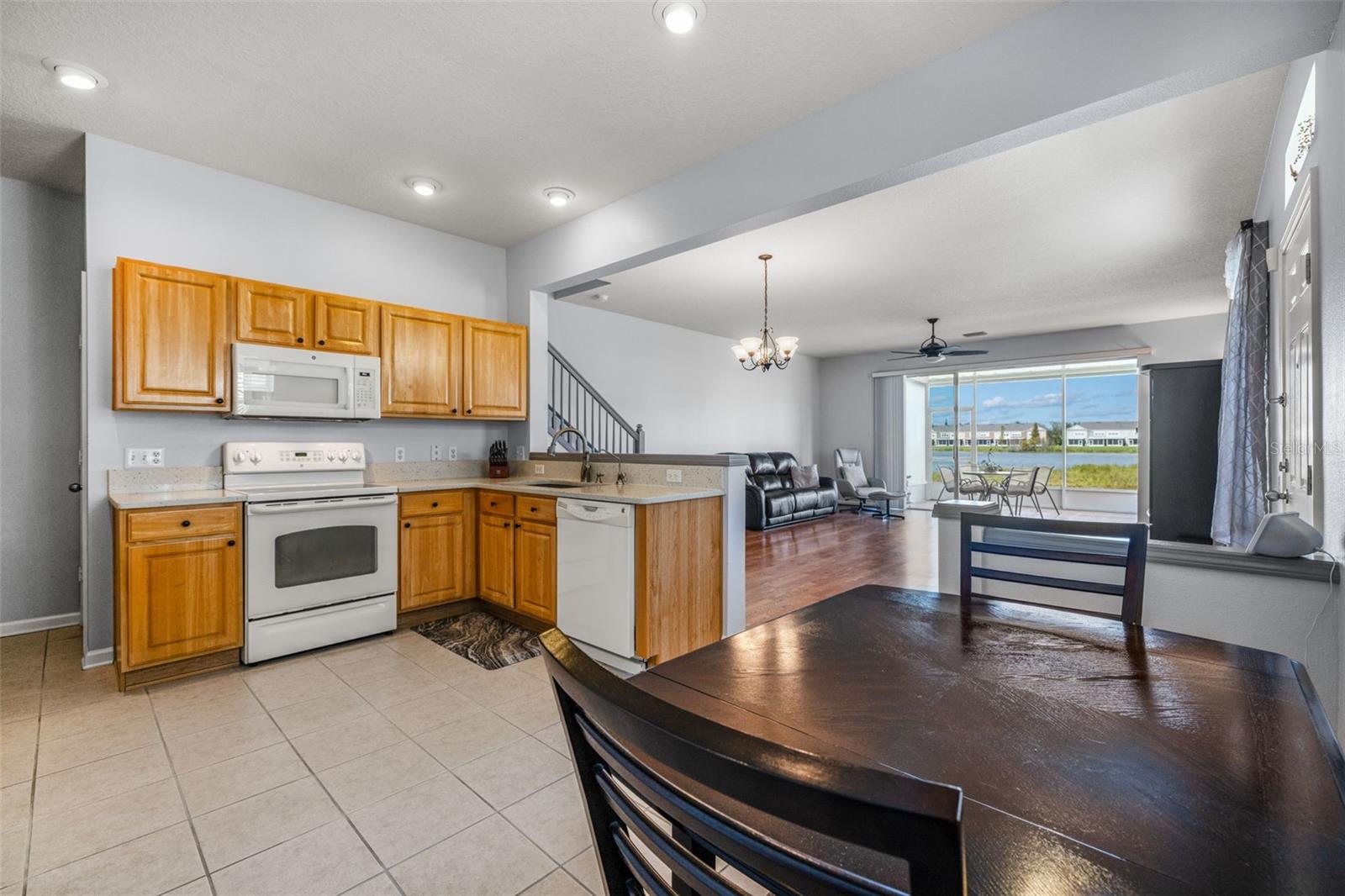 Kitchen is oversized with room to entertain!