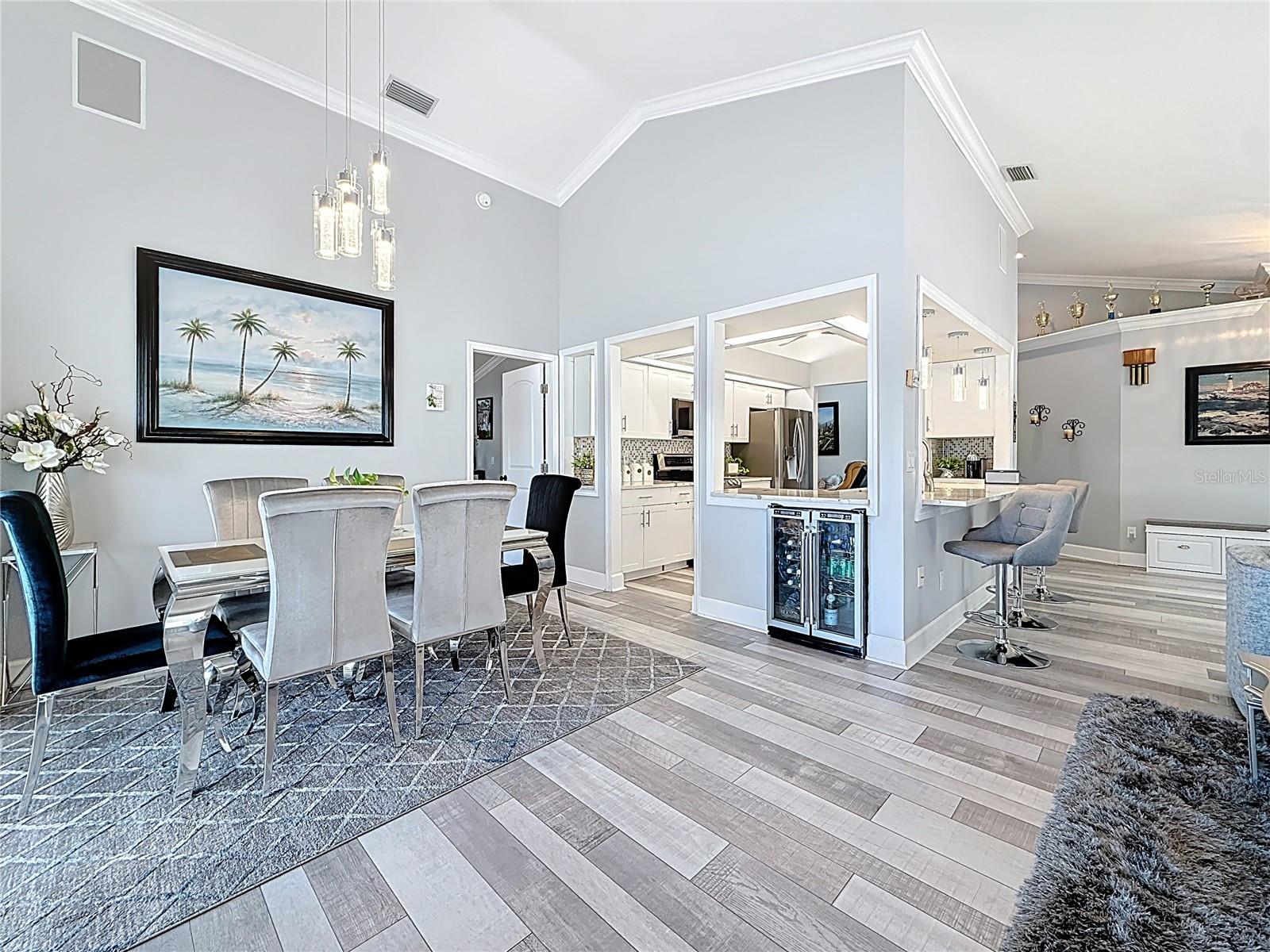 Dining Room - Kitchen - Family Room