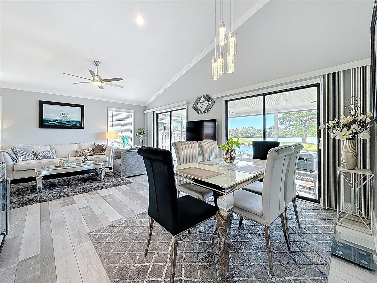 Dining Room - Family Room - Outdoor Living Space