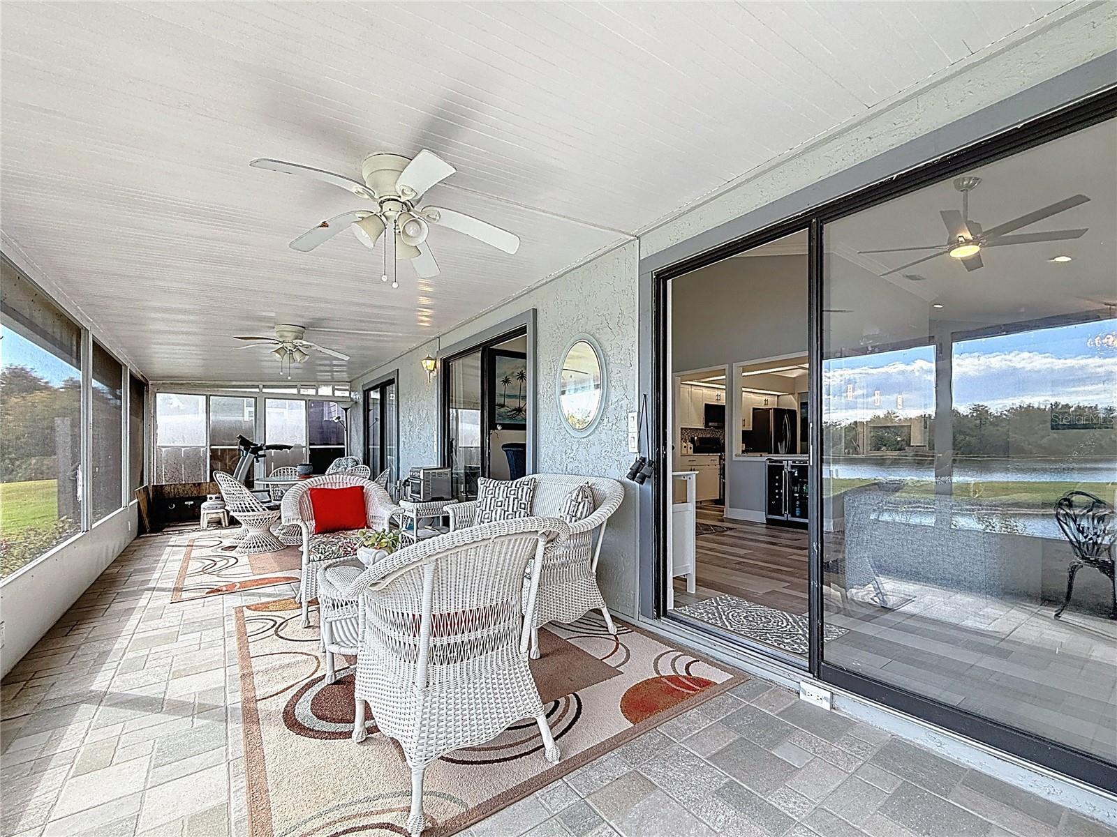 Outdoor Living Space - Sliding Door Access from Family Room, Dining Room, and Primary Suite
