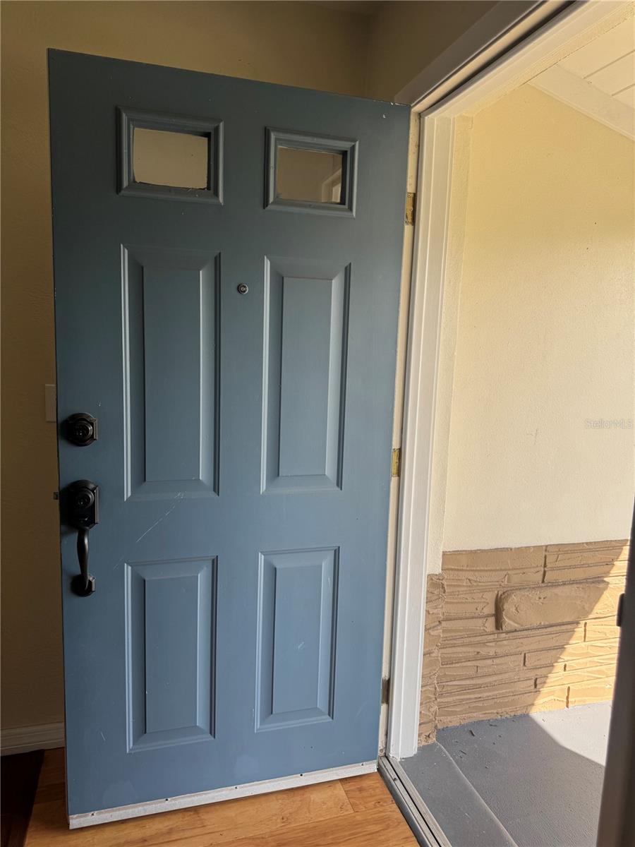 Front entrance to home