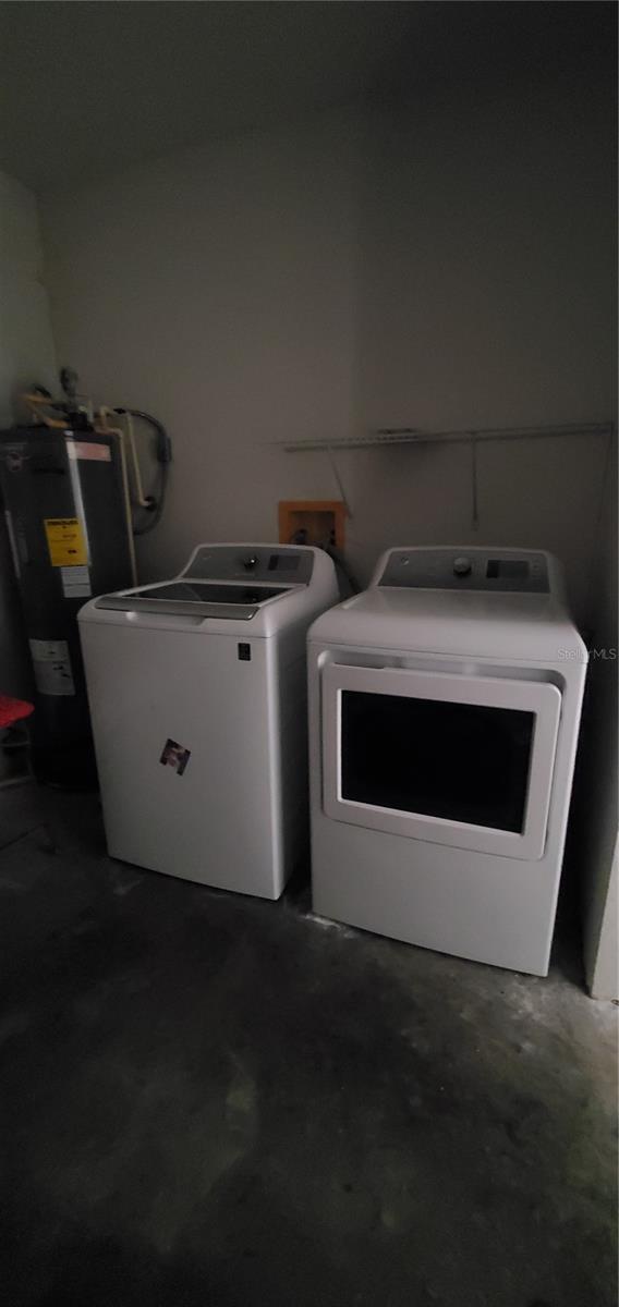 Washer and dryer