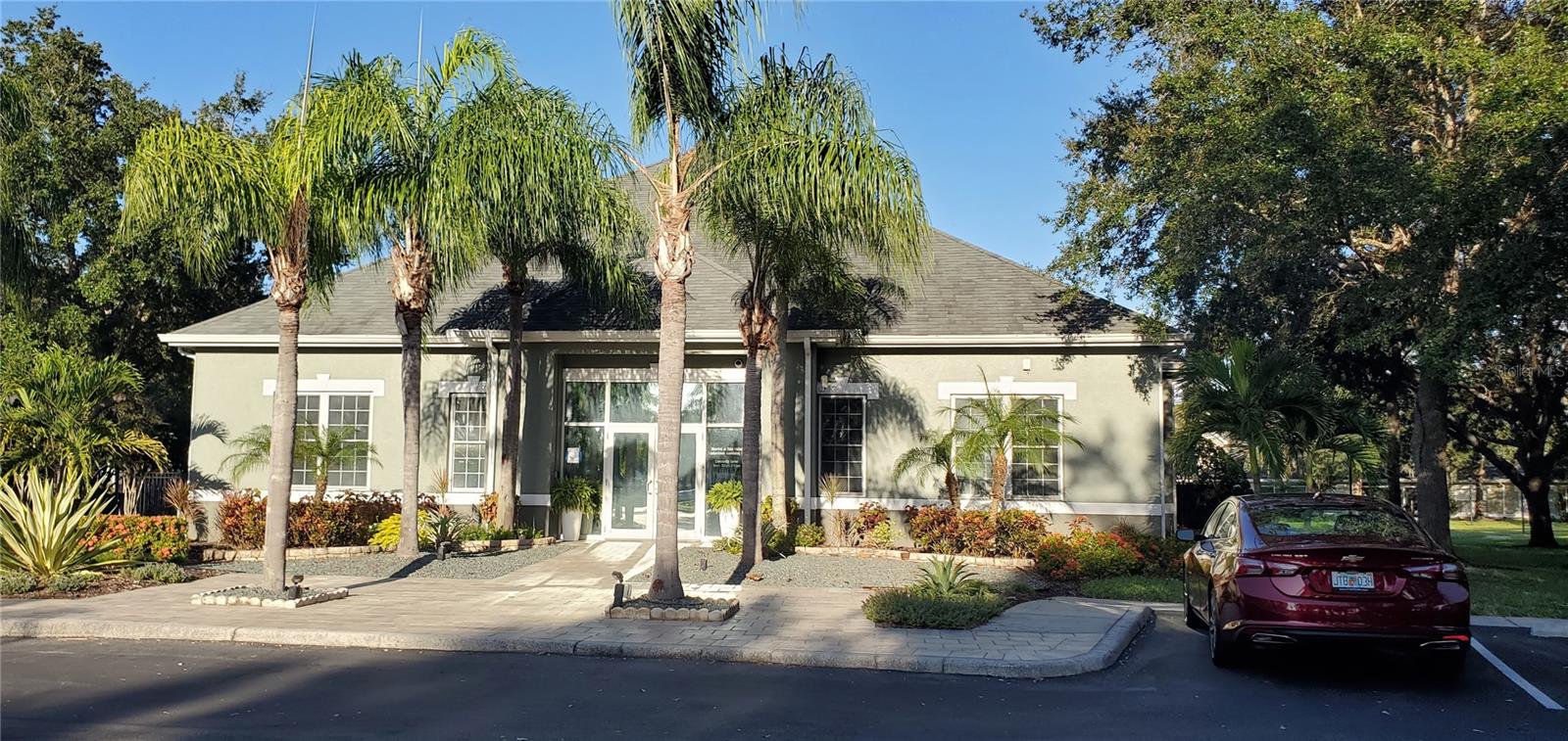 Clubhouse with gym, pool and spa