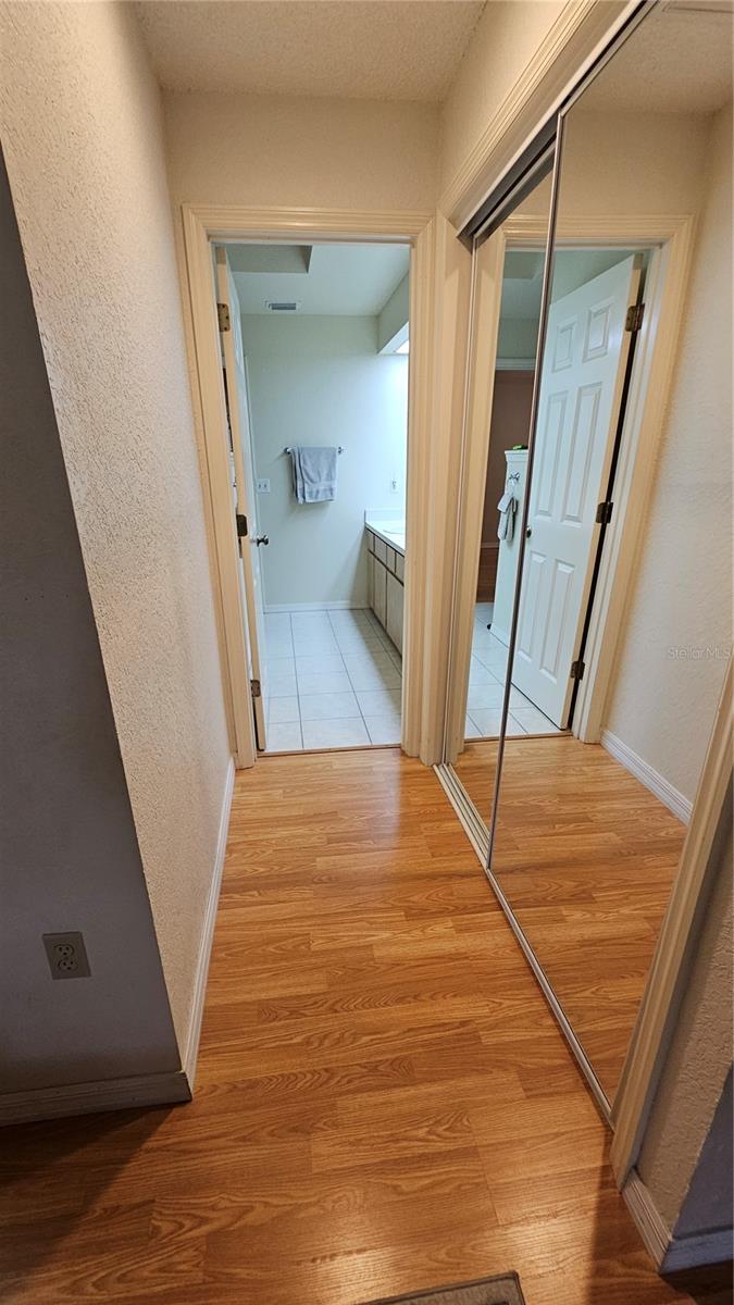 Lots of closets throughout .