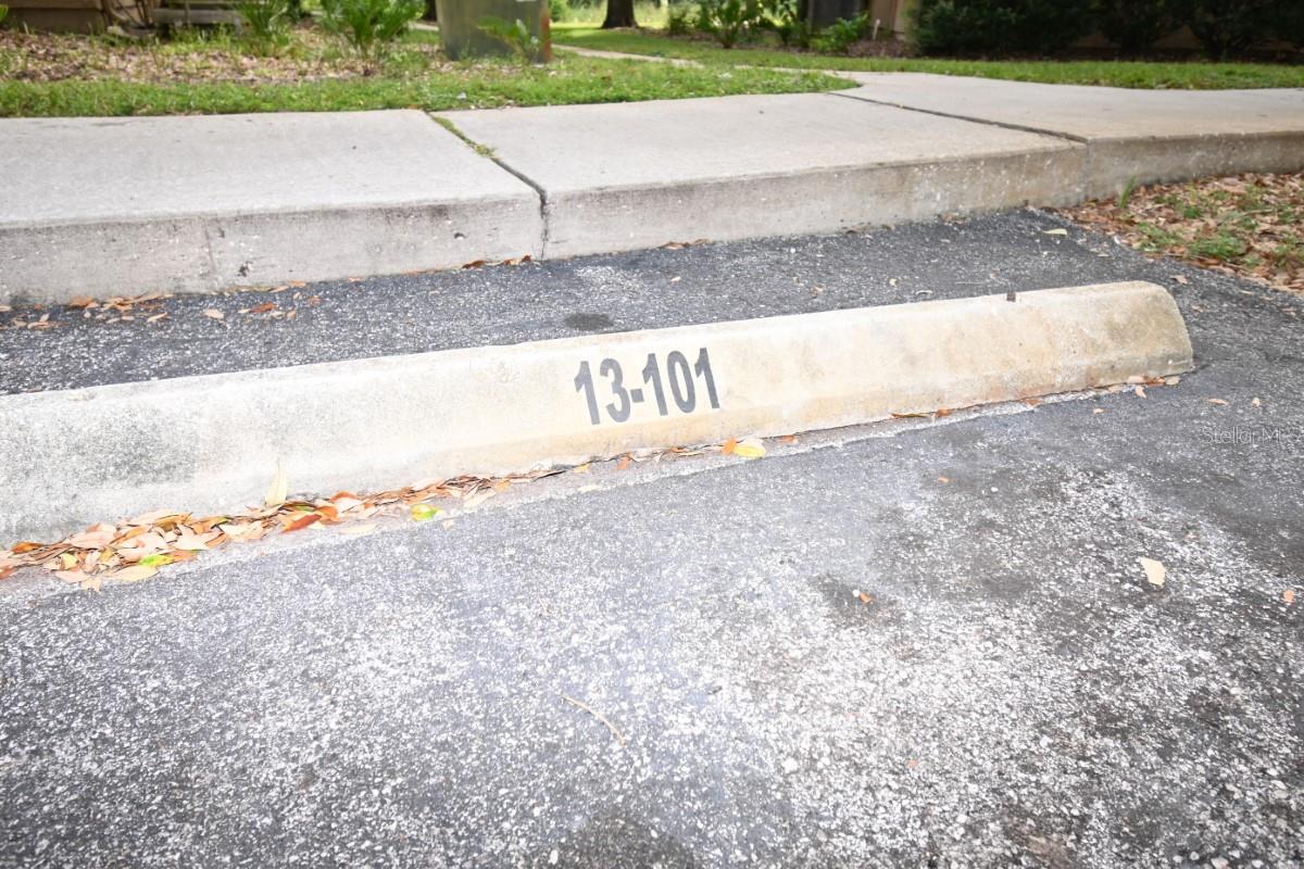 ONE DESIGNATED PARKING SPOT NEAR FRONT DOOR