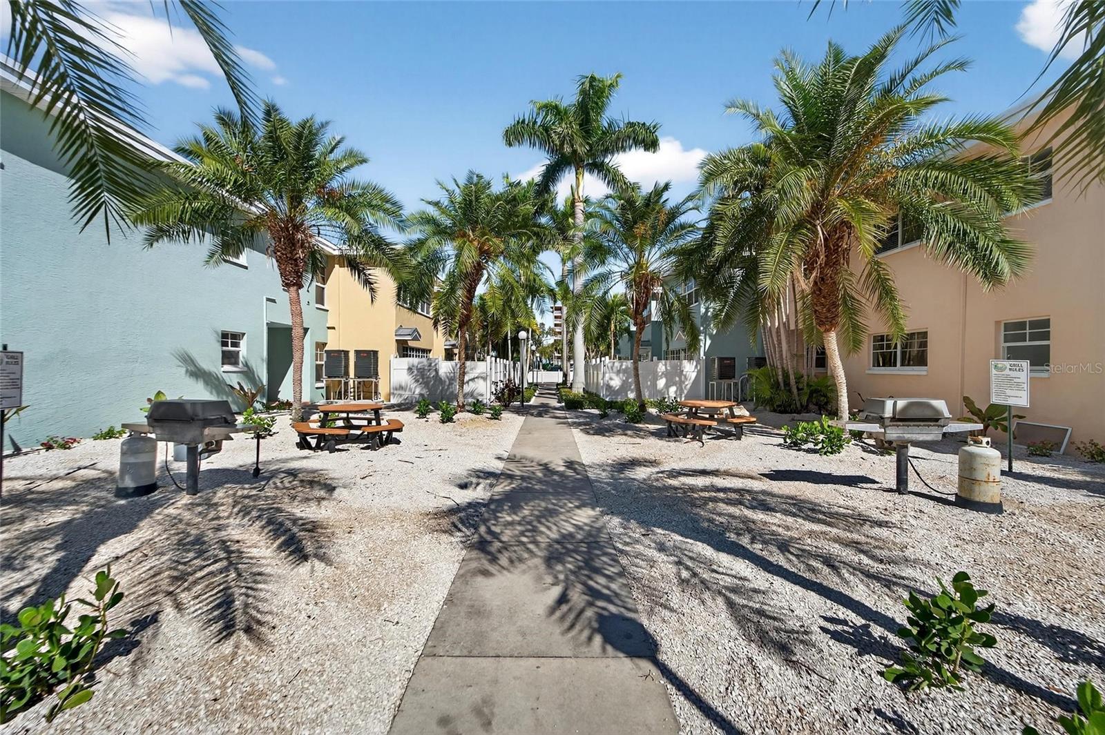 Grill Area and Picnic Tables