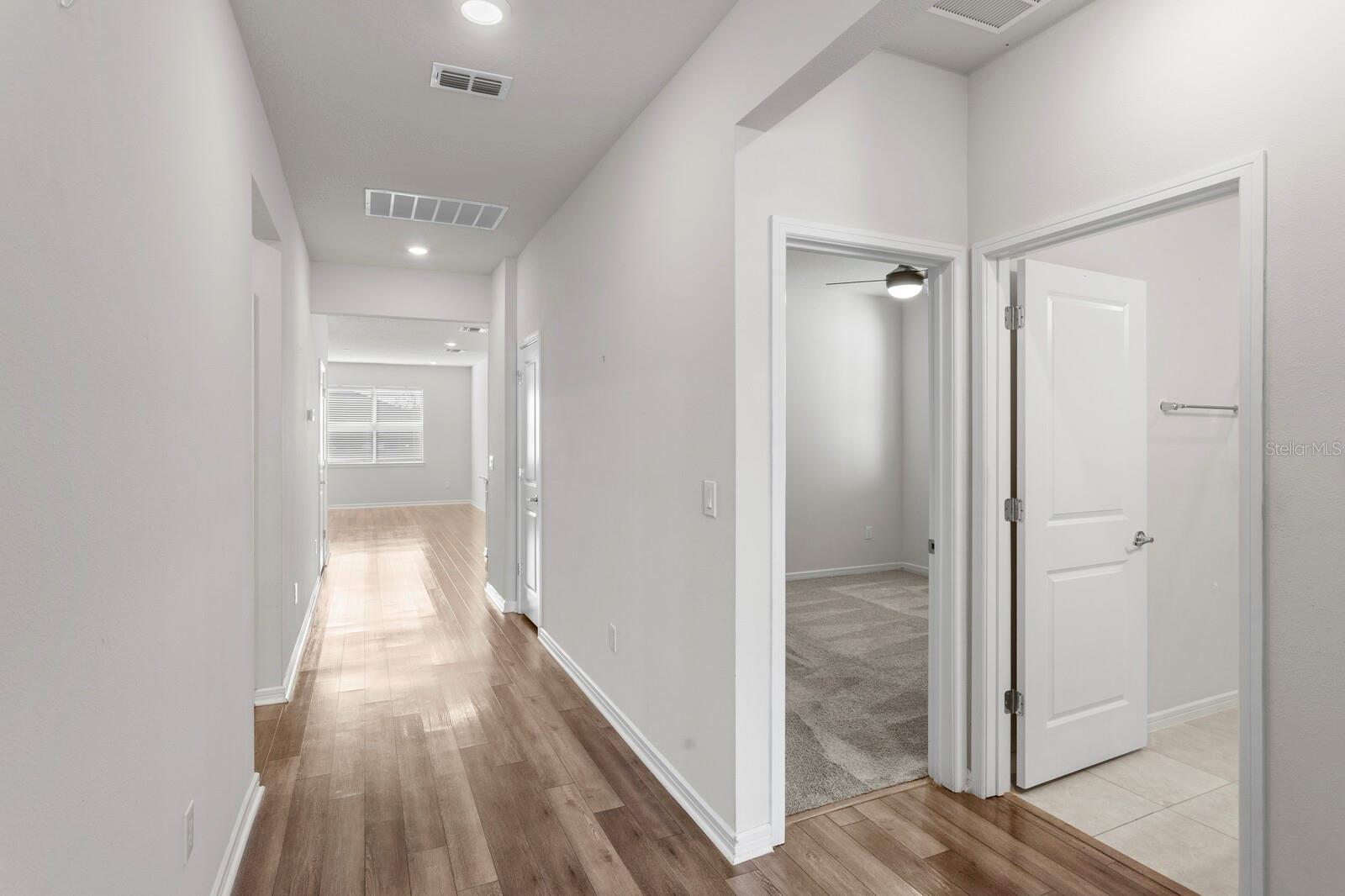 Bedroom 2 and 3 on the Left