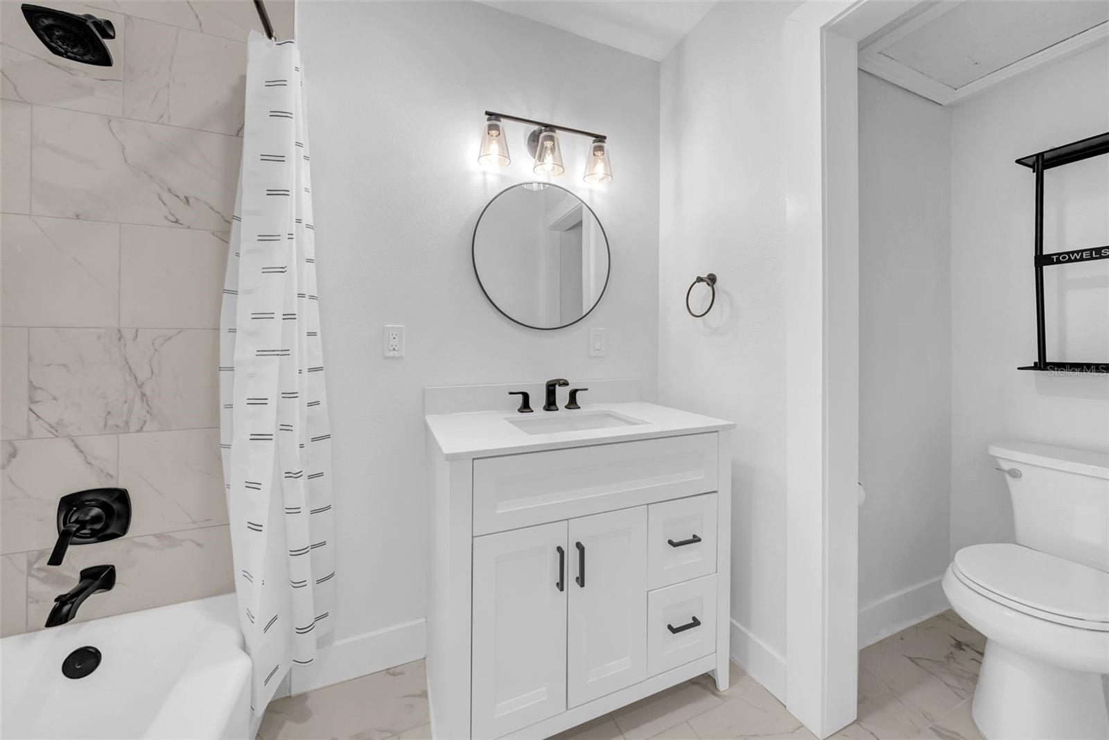 Guest Bathroom-Located by the Second Bedroom