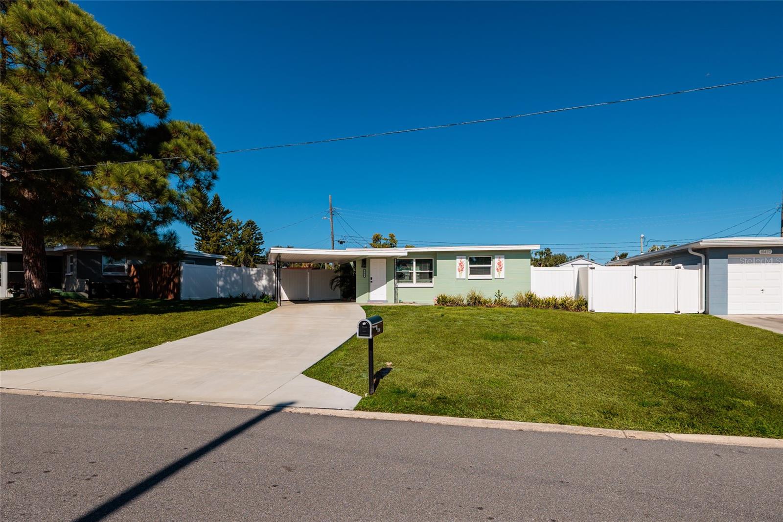 Large front & back yards.