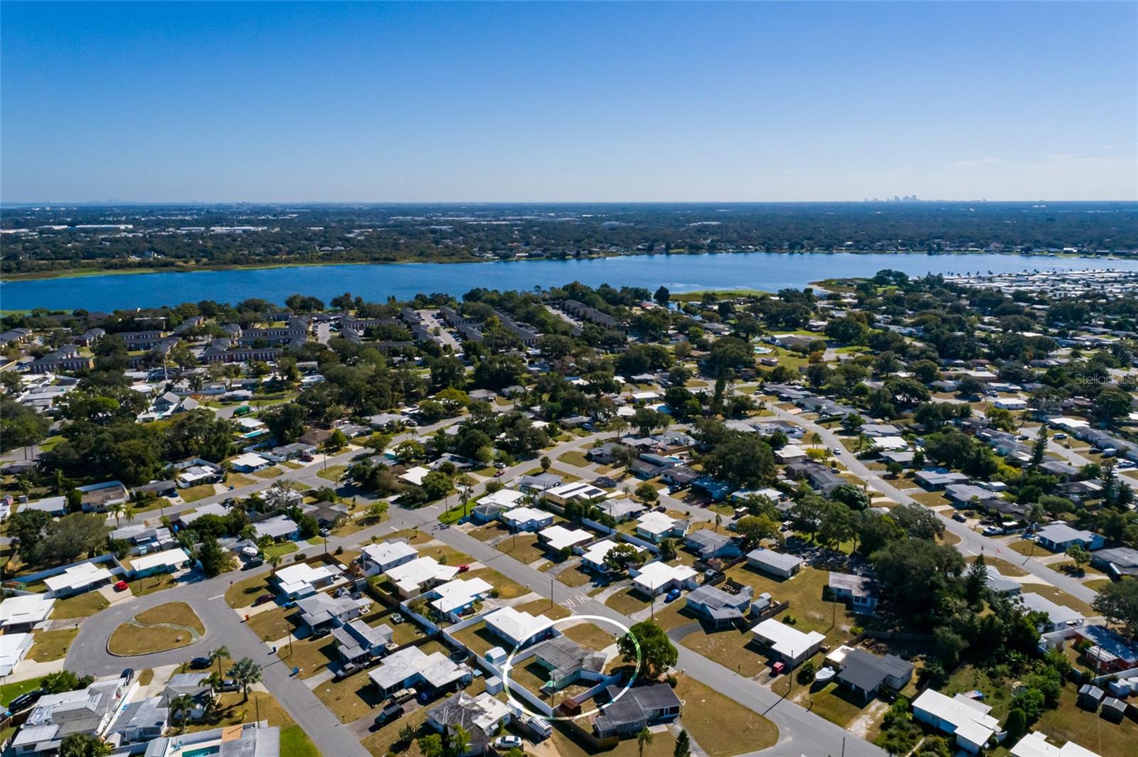 House is close to Lake Seminole & in a non-flood zone.