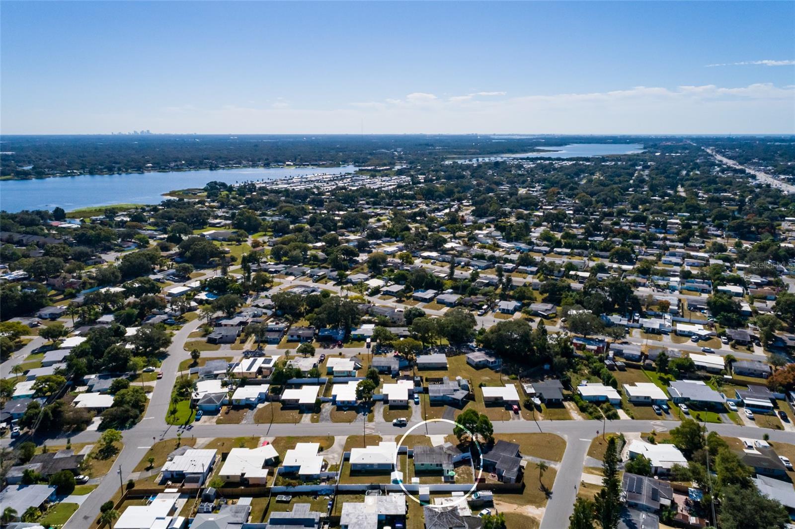 House is close to Lake Seminole & in a non-flood zone.
