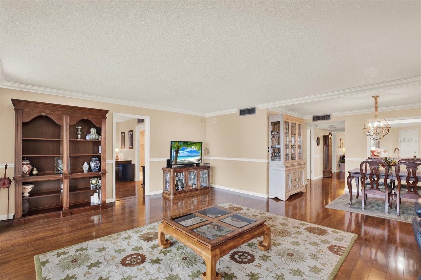 Spacious living room.