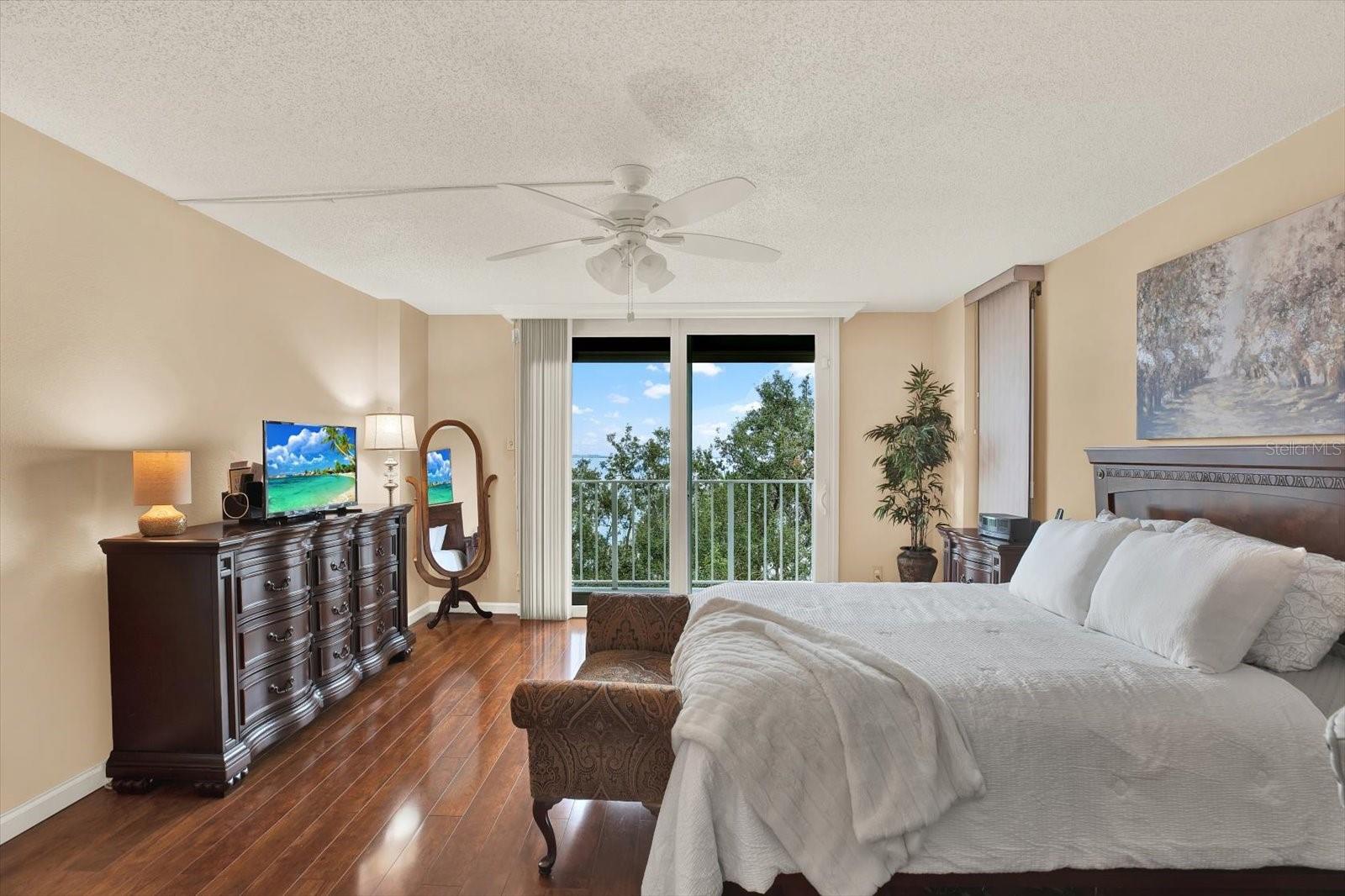 Primary bedroom with ensuite bathroom.