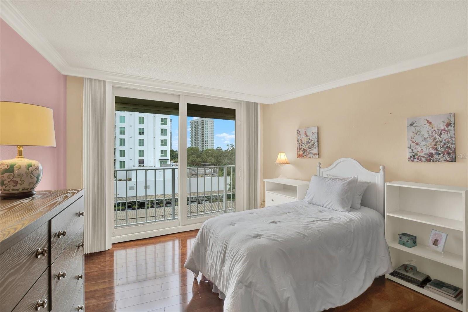 Second bedroom with a true walk-in closet and ensuite bathroom.