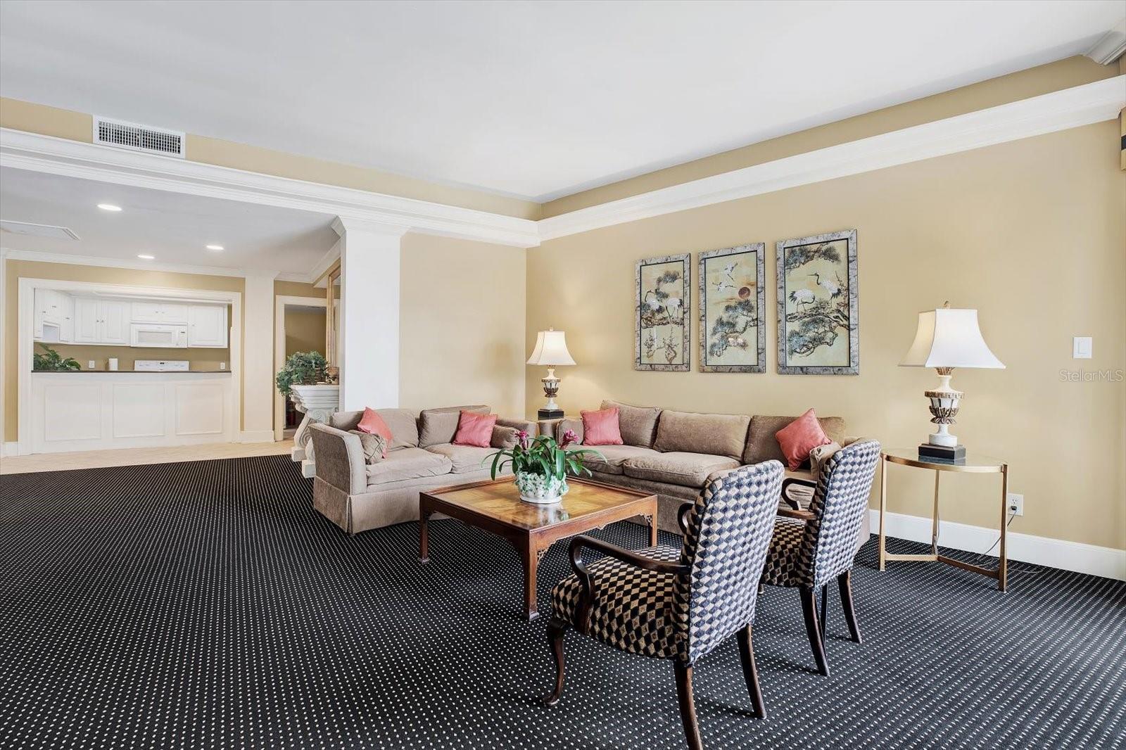 Club room called the "Ambassador Room".