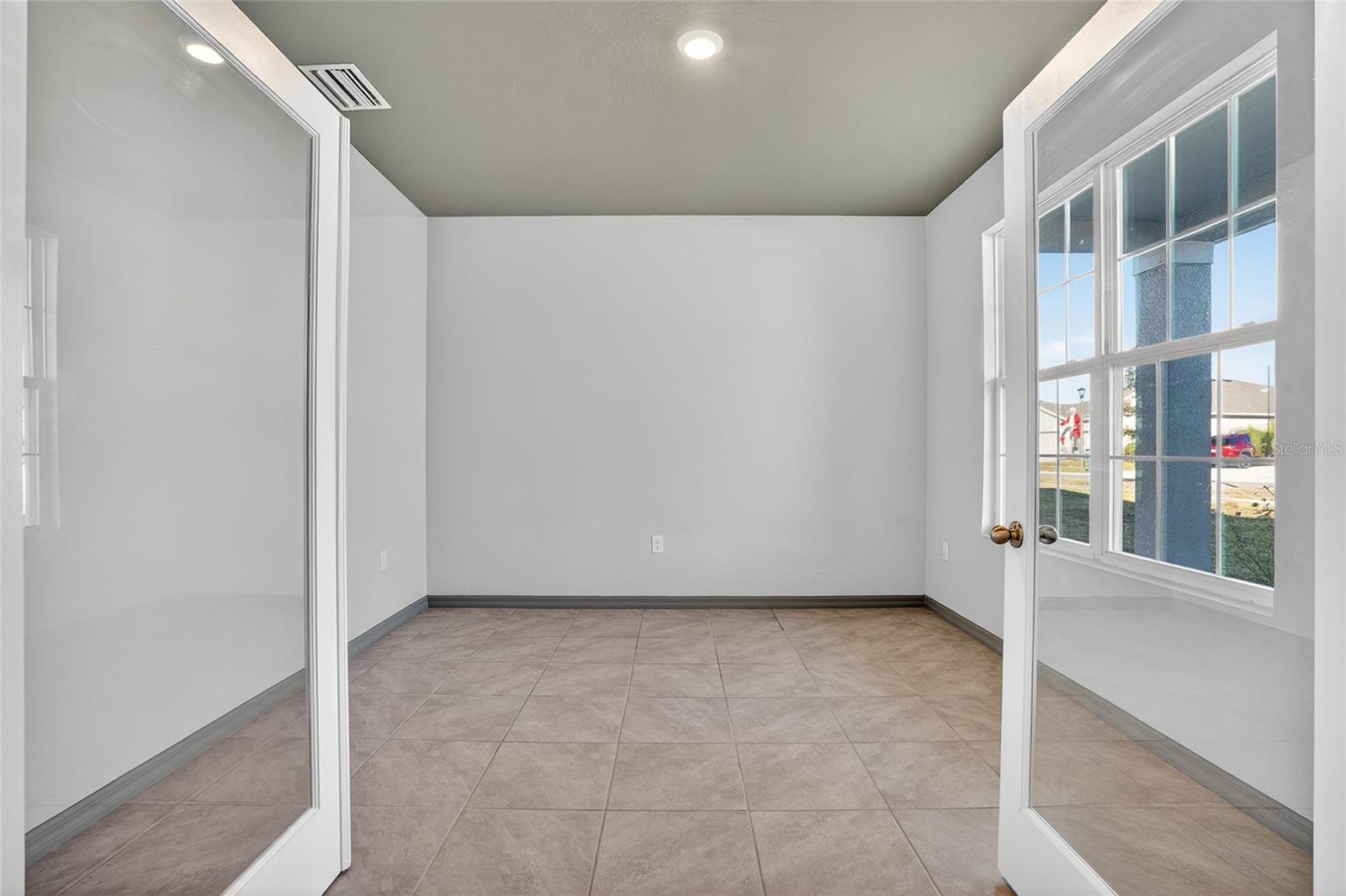 Office/Den with French doors