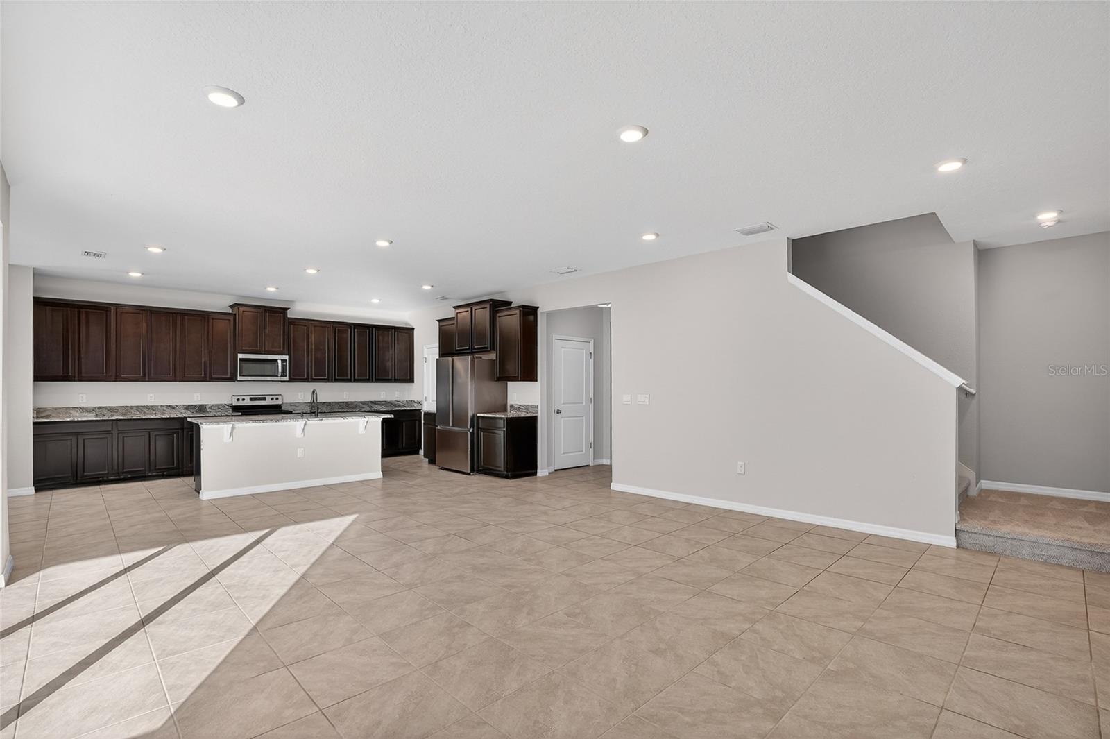 Open concept living space