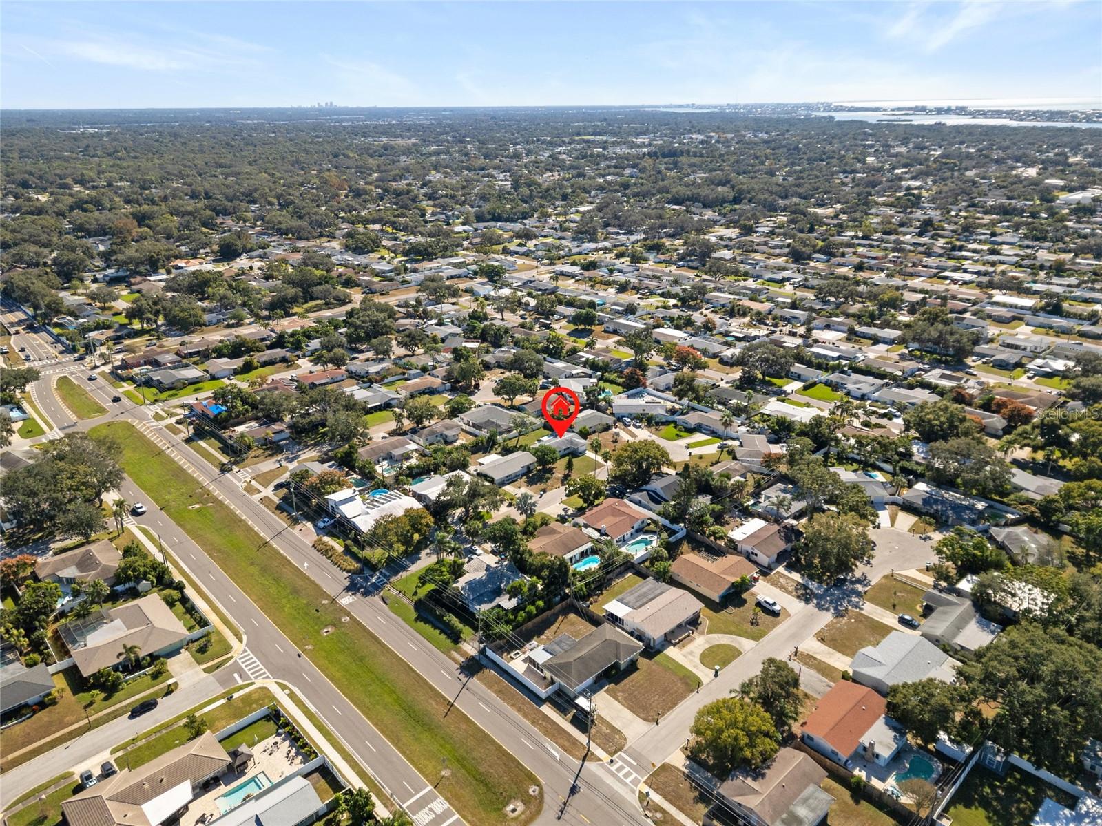 Close to many parks and shops