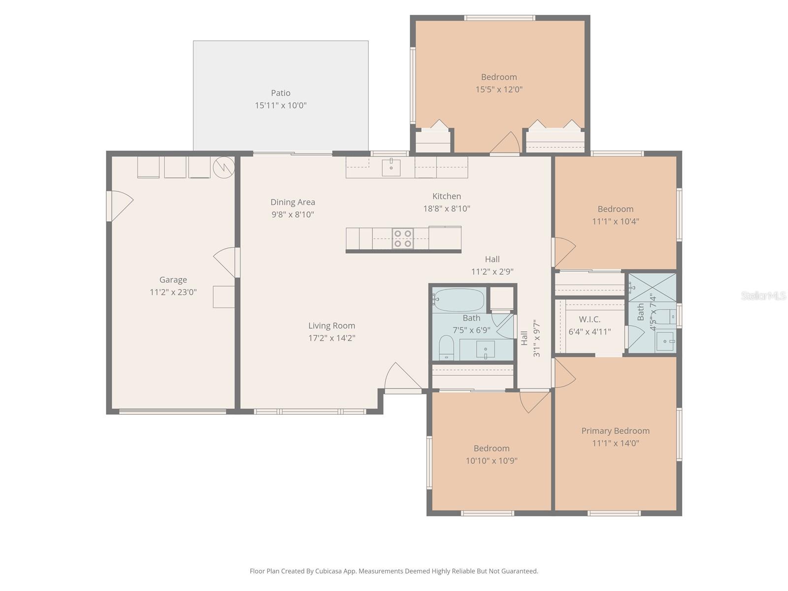Floor plan 13705 Jamaica Dr
