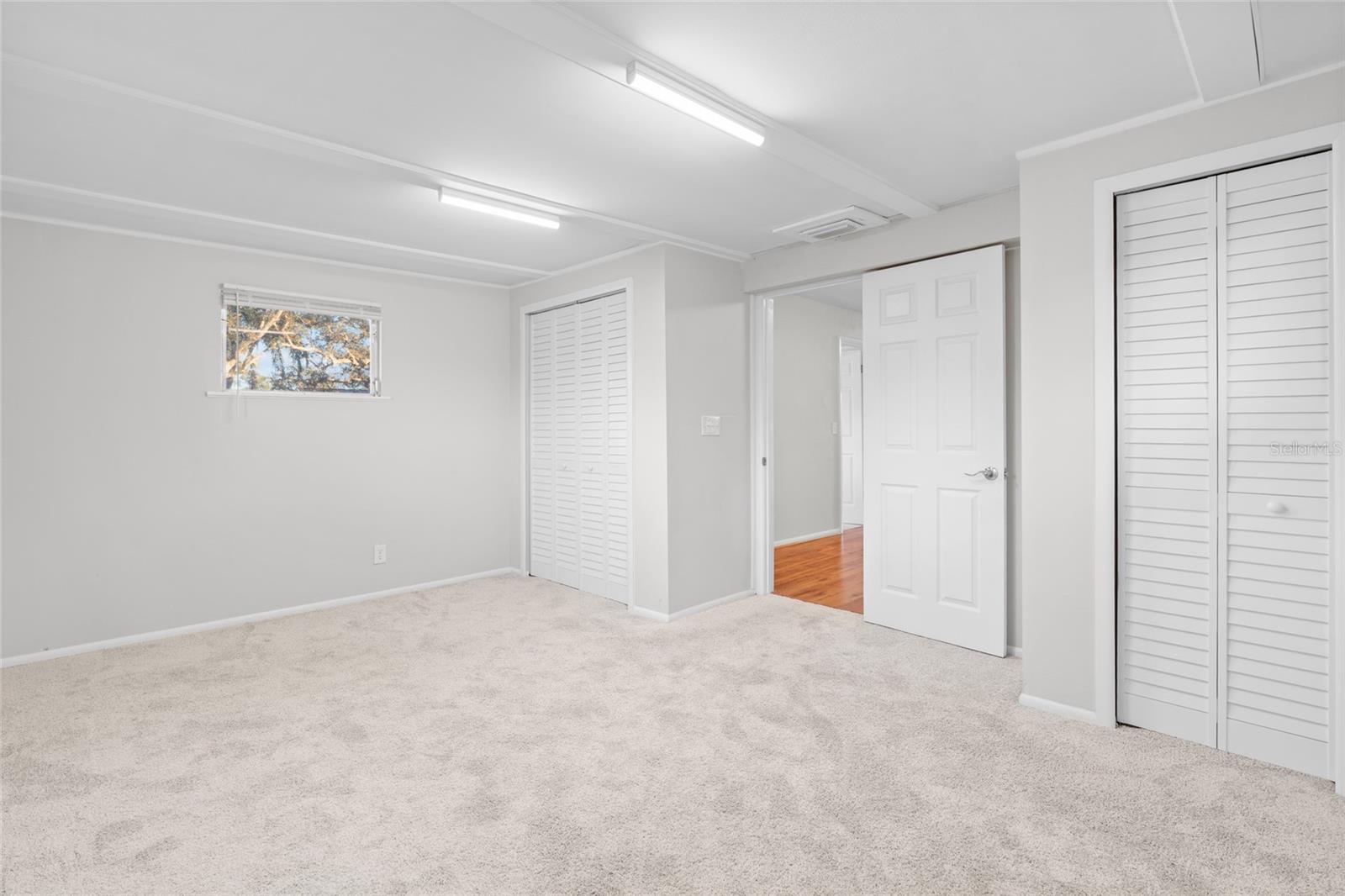 Bedroom 1 off the back behind the kitchen