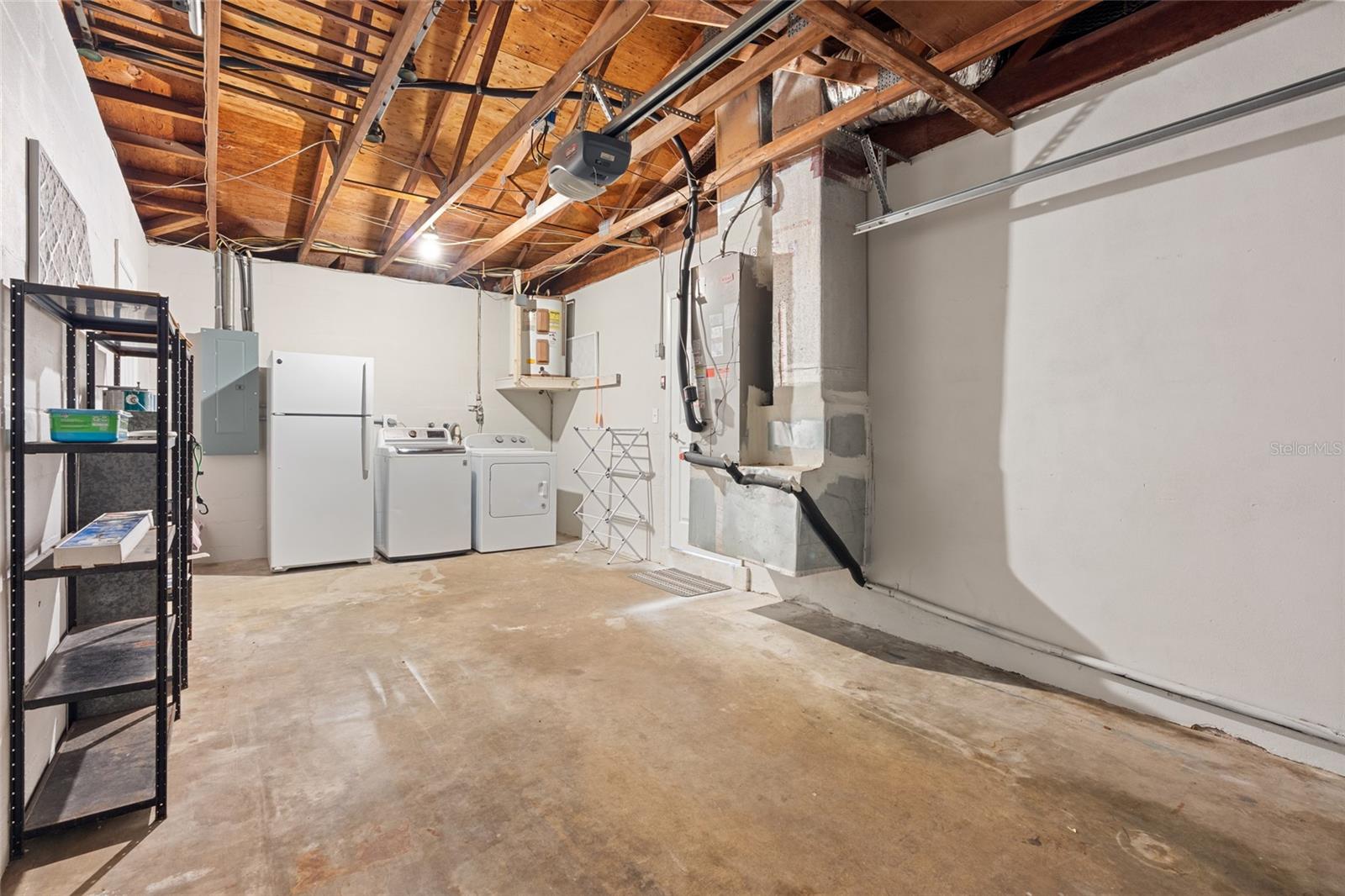 Garage with Washer/Dryer hookups