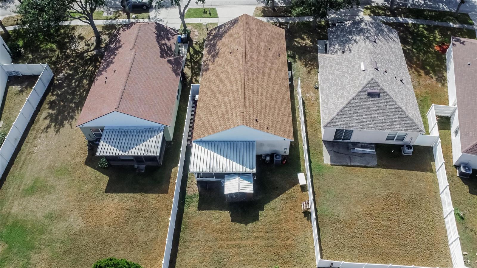 Elevated Back view of house.