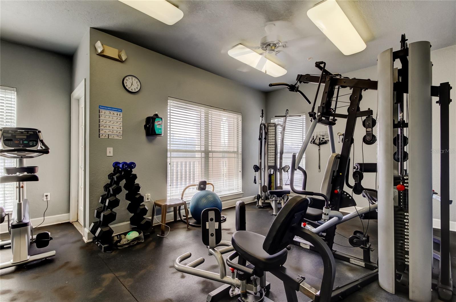 workout area