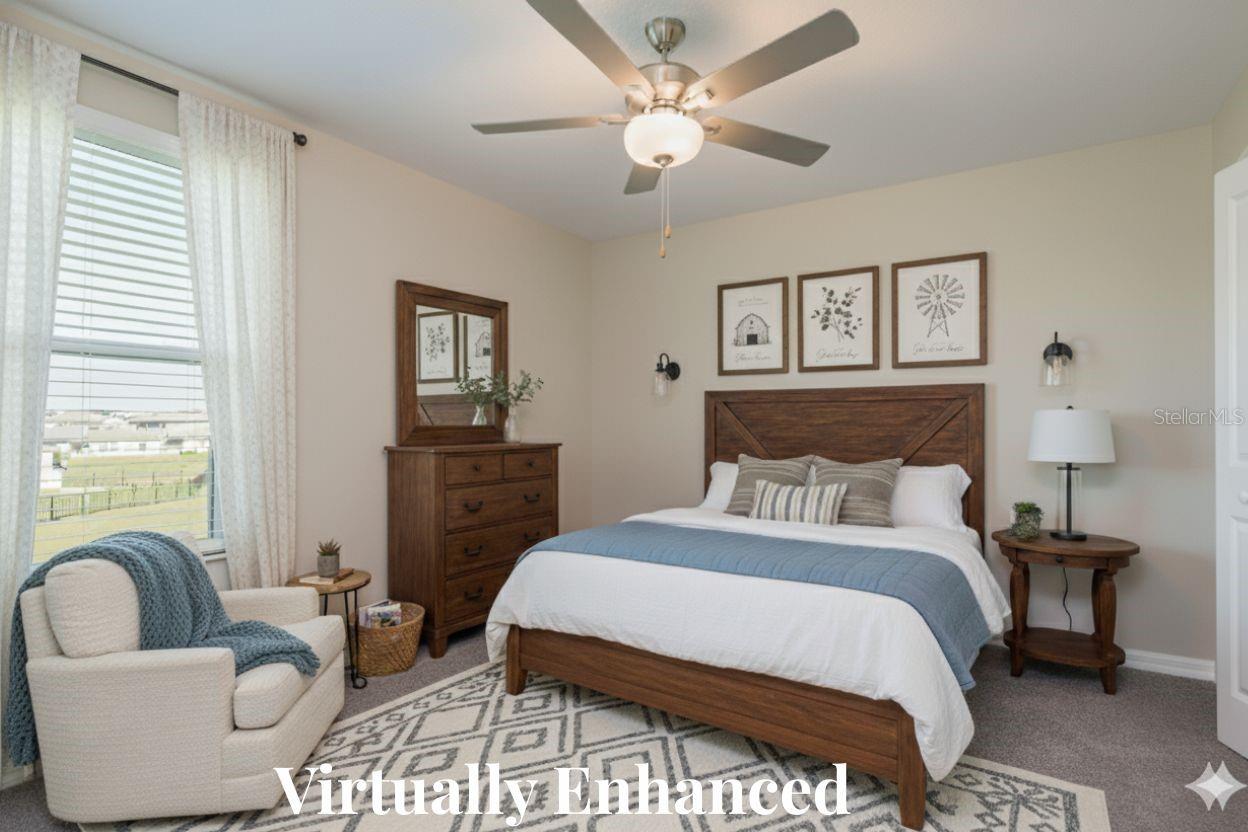 Bedroom 2 - Virtually Enhanced