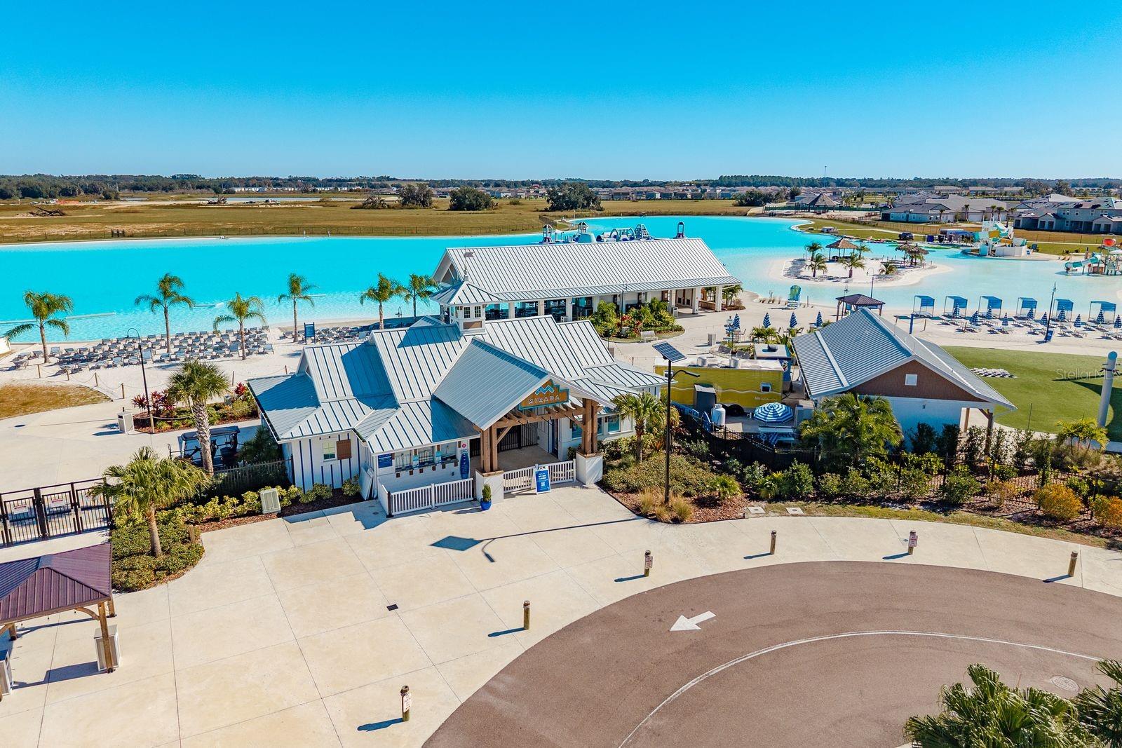 Mirada Lagoon Entrance and Sandbar